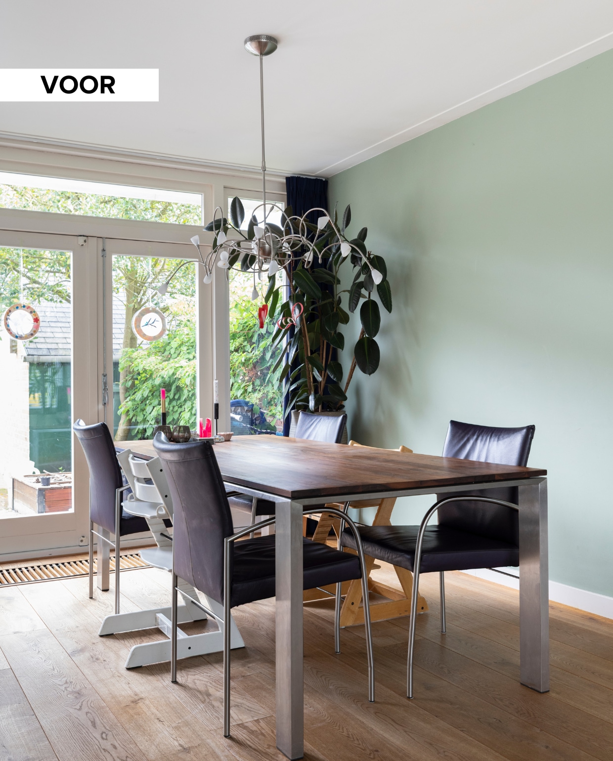 vtwonen Weer verliefd op je huis aflevering 3 seizoen 23 2025, stylist Liza in Haarlem, eethoek voor de make-over vtwonen Weer verliefd op je huis aflevering 3 seizoen 23 2025 | styling Liza Wassenaar | fotografie Margriet Hoekstra
