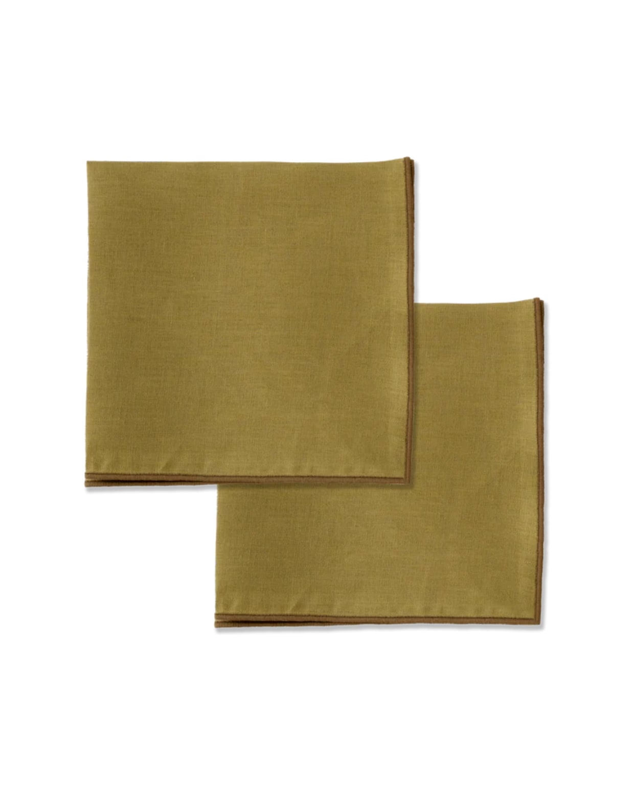 Shop op shop.vtwonen.nl: Kulu Club servetten, 100% linnen, olijfgroen, 40x40 cm, set van 2 € 22,95. Kulu Club
