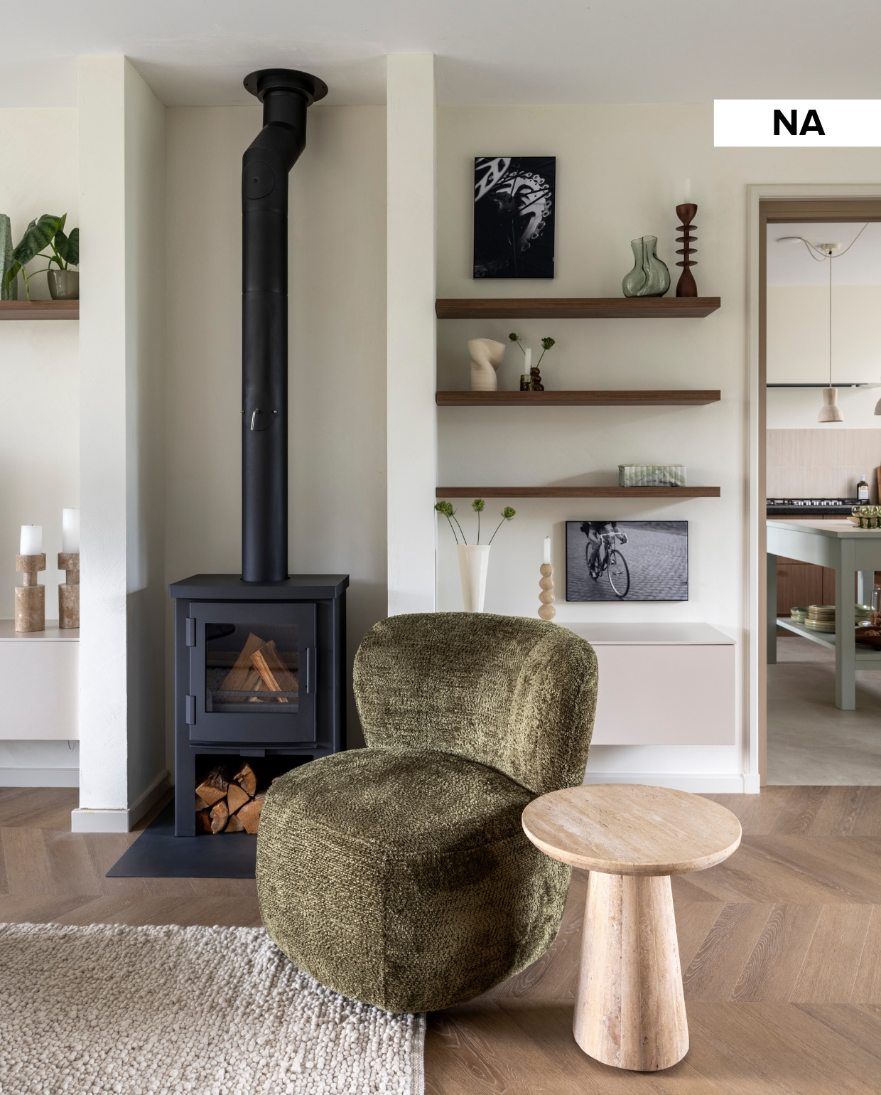Weer verliefd op je huis aflevering 4 seizoen 23 2025, stylist Marlies in Oudewater, woonkamer na de make-over Weer verliefd op je huis aflevering 4 seizoen 23 2025 | styling Marlies Does | fotografie Margriet Hoekstra