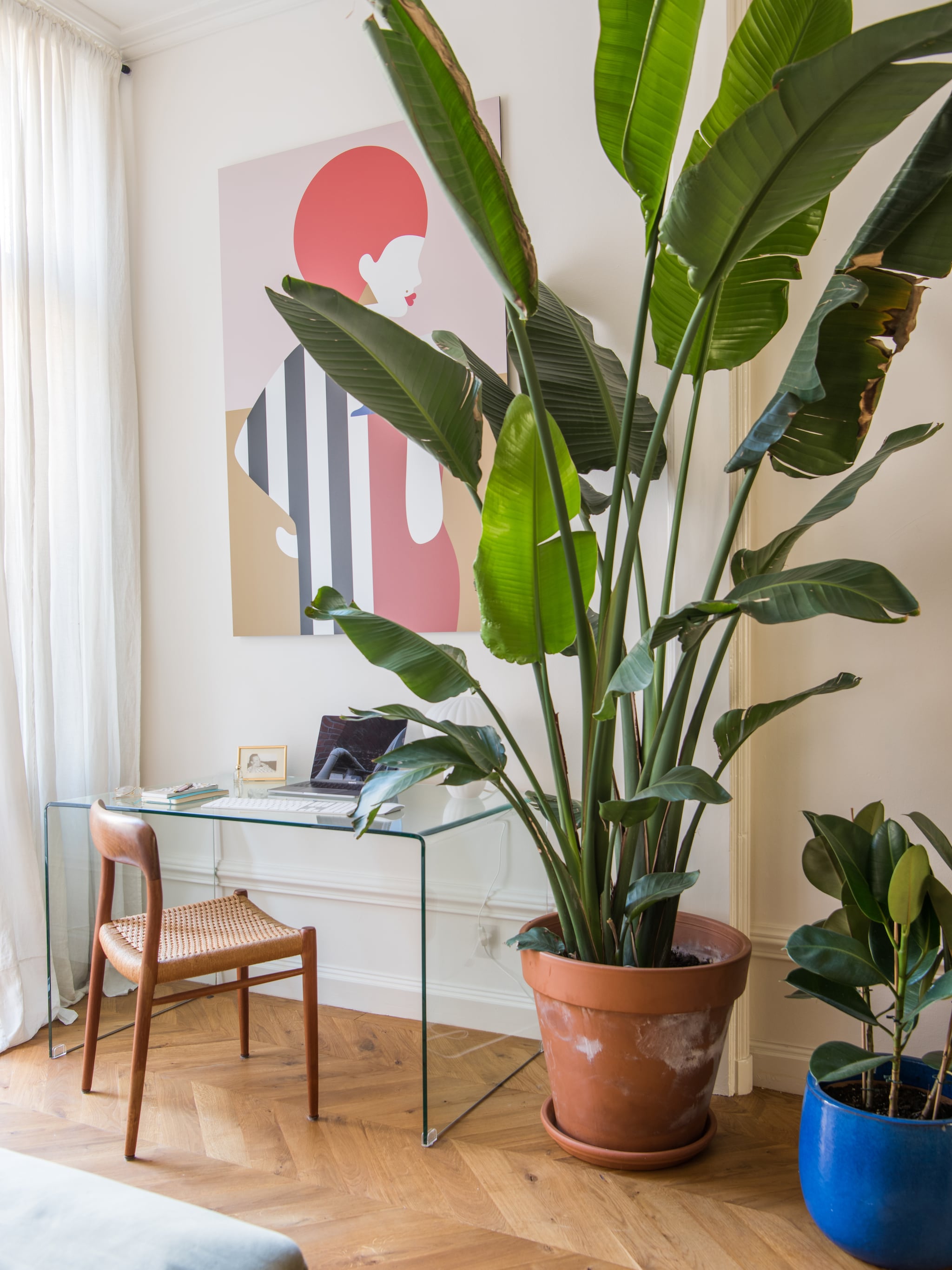 pops of color door kleurrijke kunst