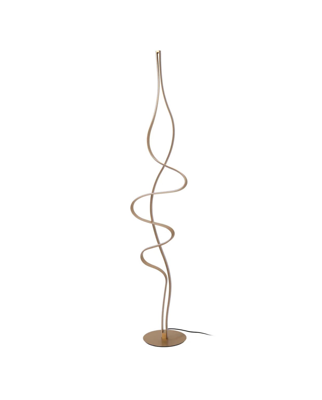 Shop op shop.vtwonen.nl: Lucide vloerlamp Lambada, pvc, mat goud/messing, 163 cm € 389,95. Lucide