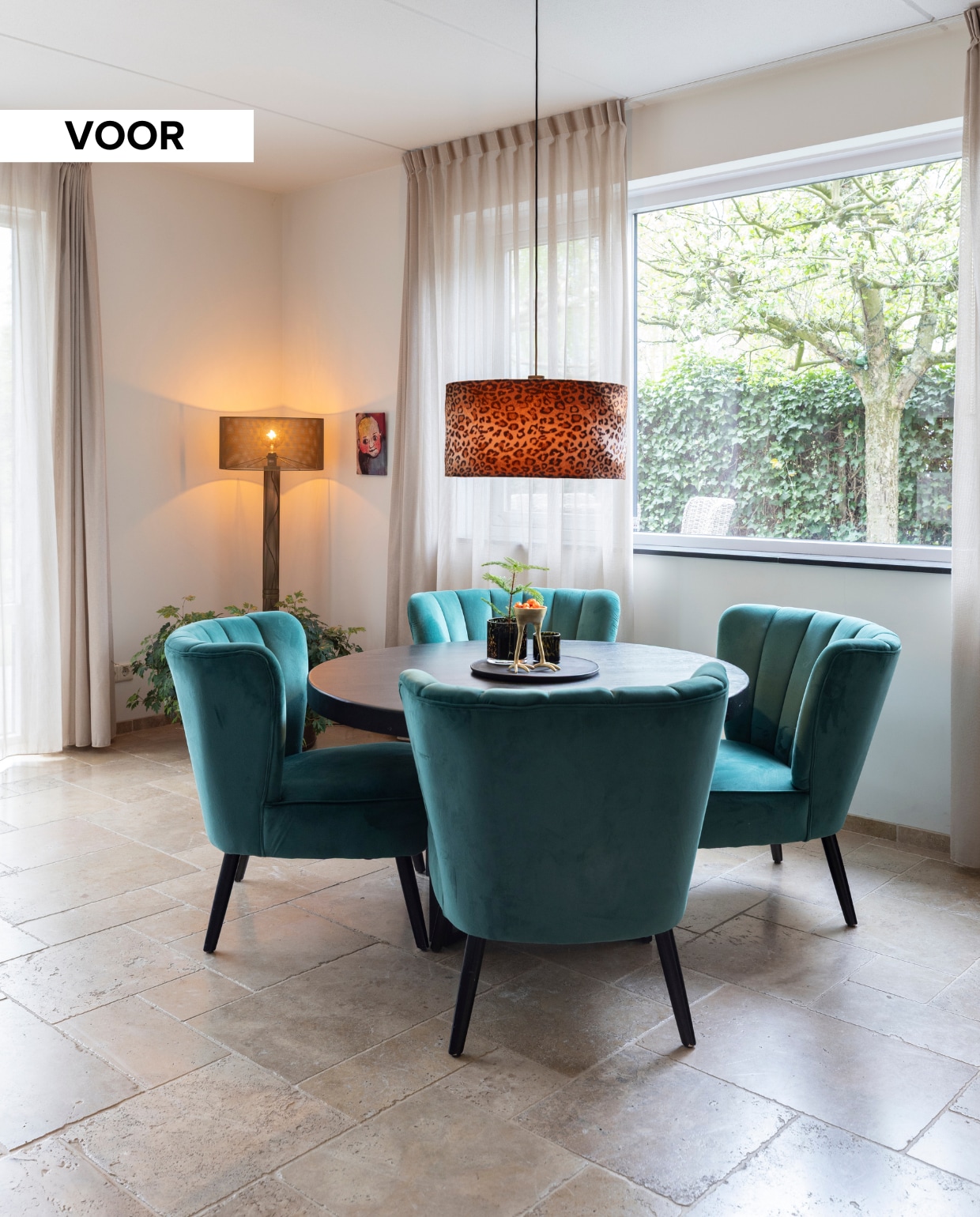 Weer verliefd op je huis aflevering 5 seizoen 23 2025, stylist Frans in Amersfoort, eethoek voor de make-over Weer verliefd op je huis aflevering 5 seizoen 23 2025 | styling Frans Uyterlinde | fotografie Margriet Hoekstra
