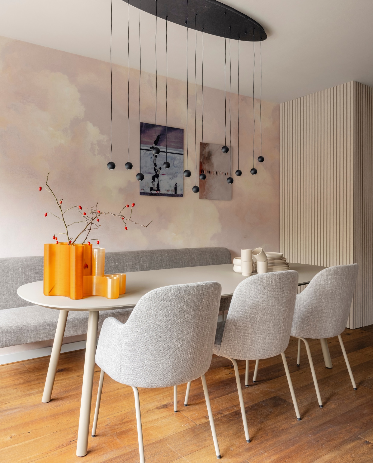 Weer verliefd op je huis aflevering 6 seizoen 23 2025, stylist Fietje in Hoofddorp, eethoek vtwonen Weer verliefd op je huis aflevering 6 seizoen 23 2025 | styling Fietje Bruijn | fotografie Sonja Velda