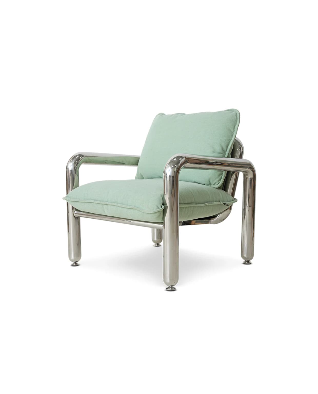 HKliving loungestoel Chrome – canvas mint HKliving