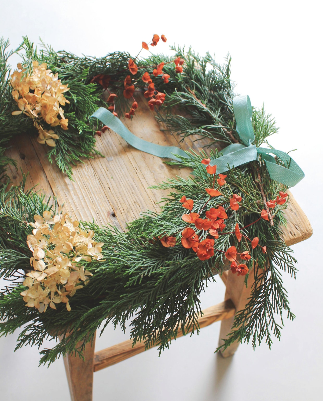 Kruk privébezit. vtwonen Landelijk kerstspecial | styling en DIY Janneke Peters | fotografie Louis Lemaire