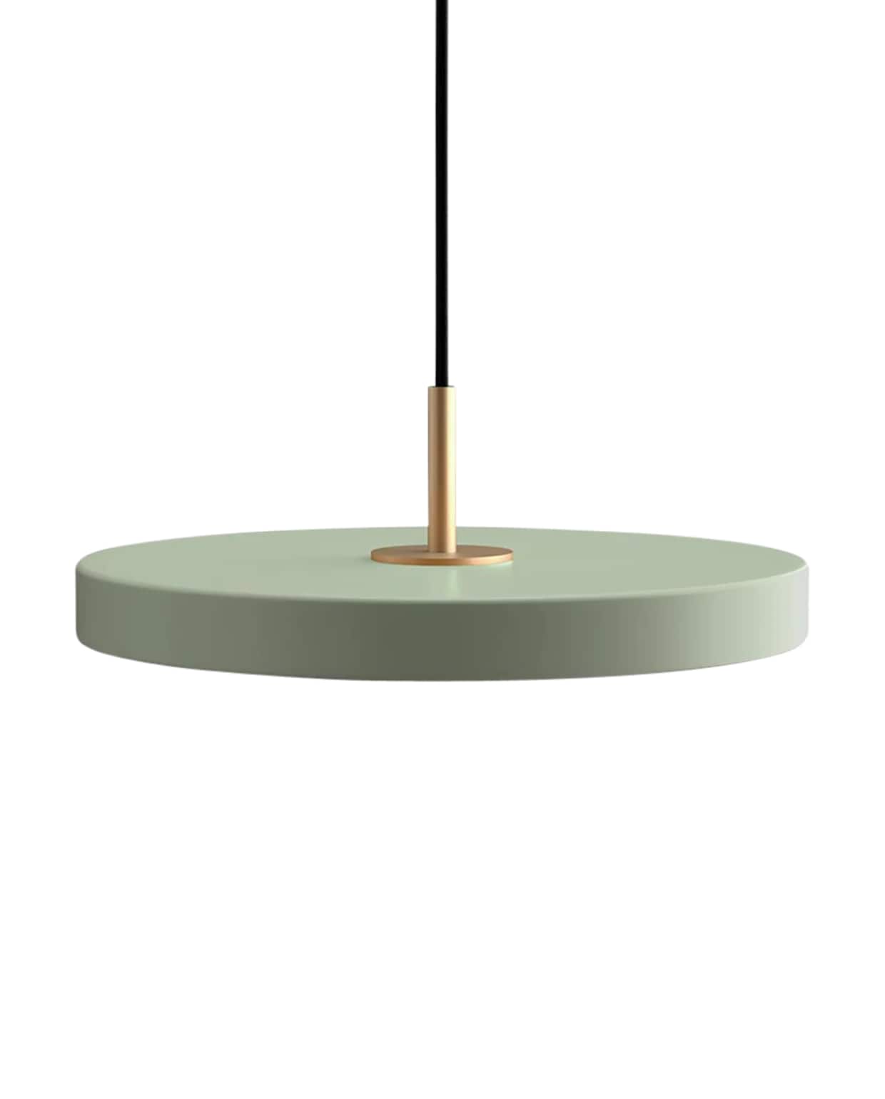 Umage Asteria Mini hanglamp nuance olive, met koordset, Ø 31 cm. Umage