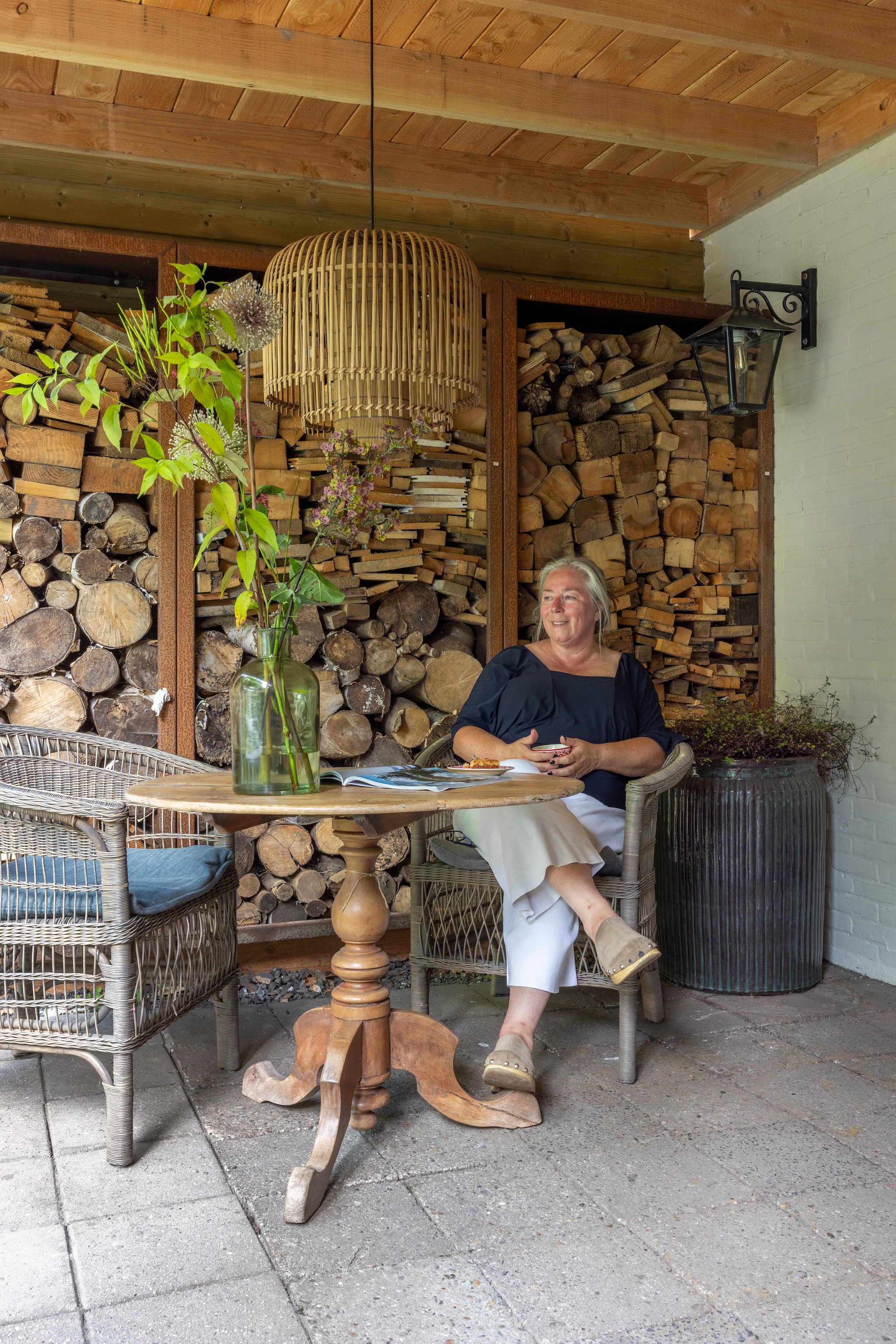 binnenkijken renteniershuis modern landelijk interieur