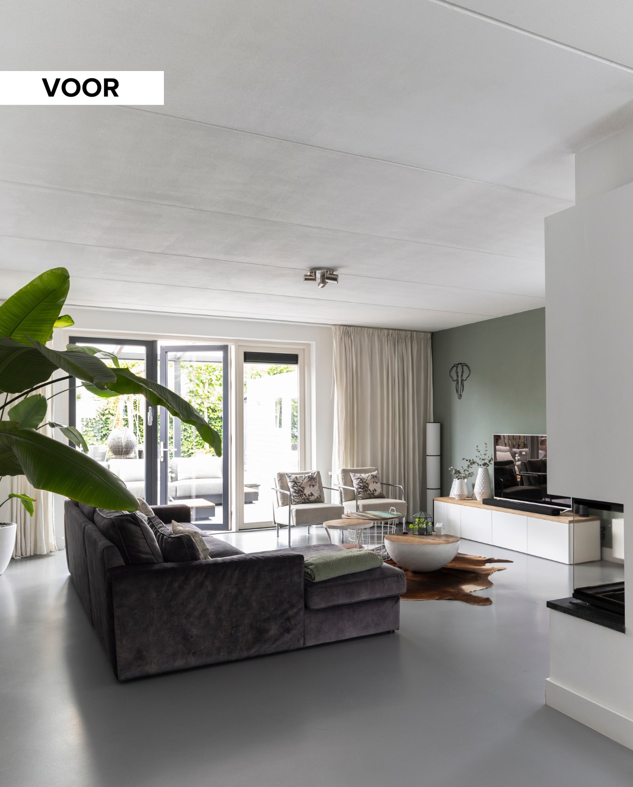 vtwonen Weer verliefd op je huis aflevering 9 seizoen 23 2025, stylist Liza in Apeldoorn, woonkamer voor de make-over vtwonen Weer verliefd op je huis aflevering 9 seizoen 23 2025 | styling Liza Wassenaar | fotografie Sonja Velda