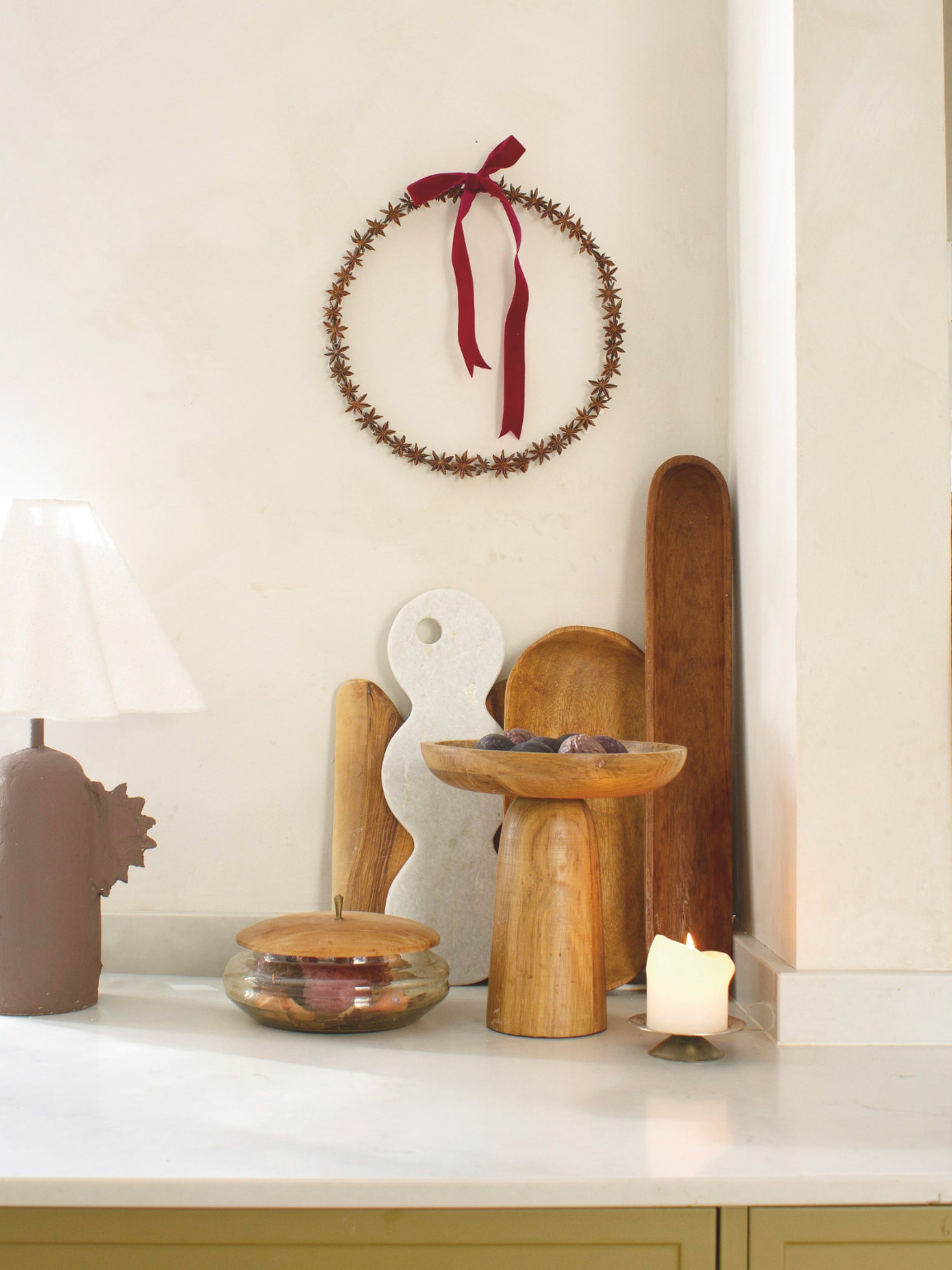 diy kerstkrans steranijs vtwonen