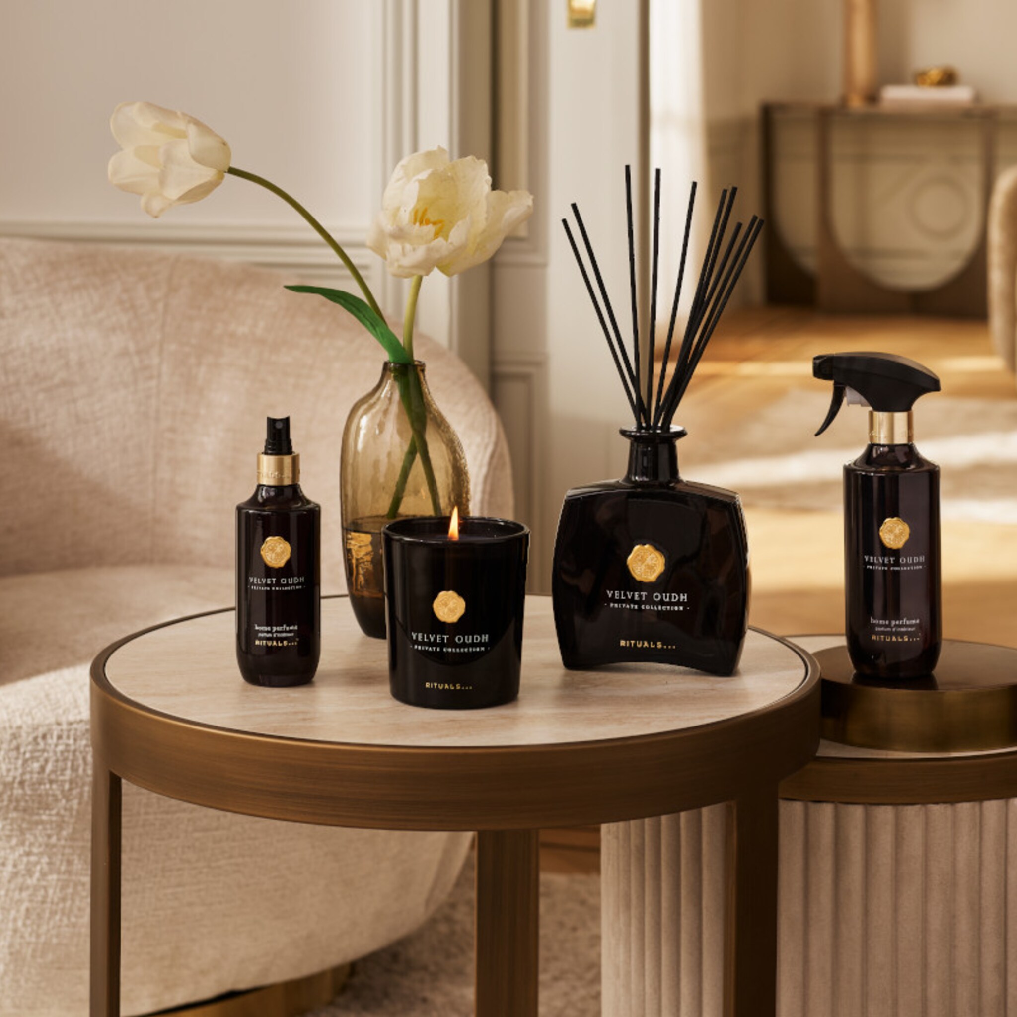 pure verwennerij win een luxe velvet oudh geurset van rituals