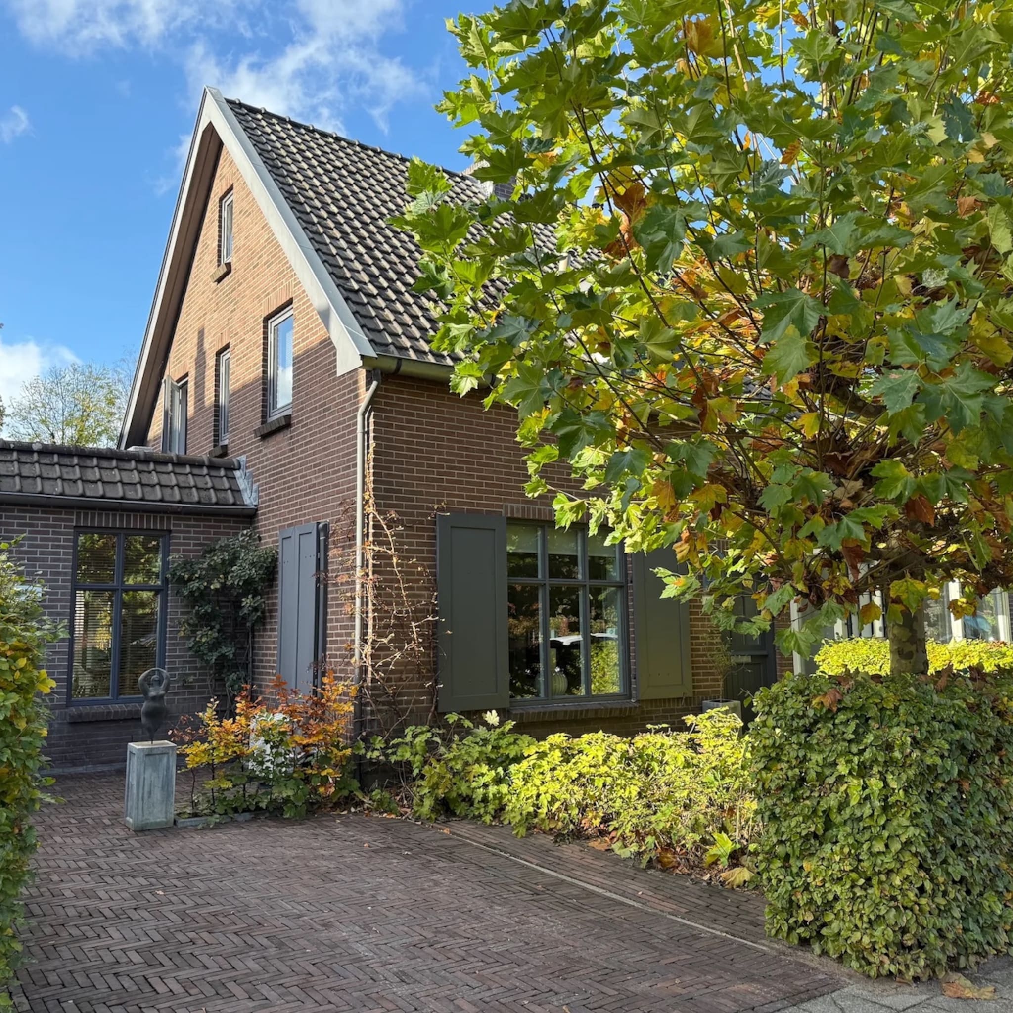 hoekwoning scandinavisch bohemian interieur mediterrane tuin