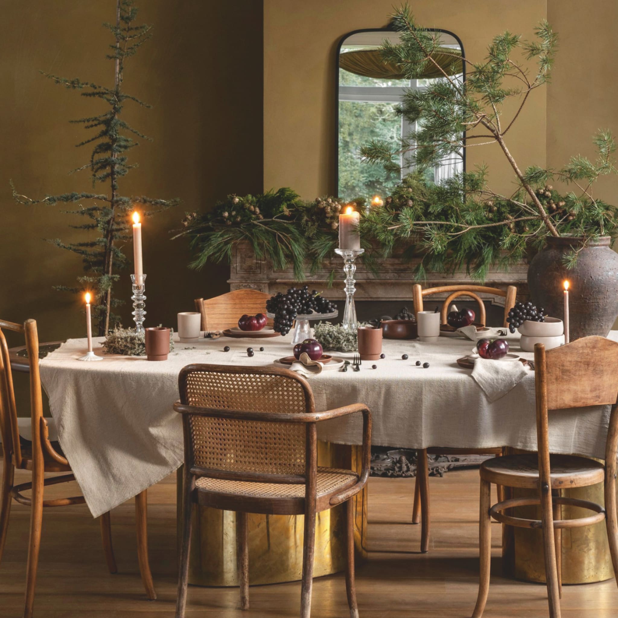 kersttafel stylen in 4 woonstijlen