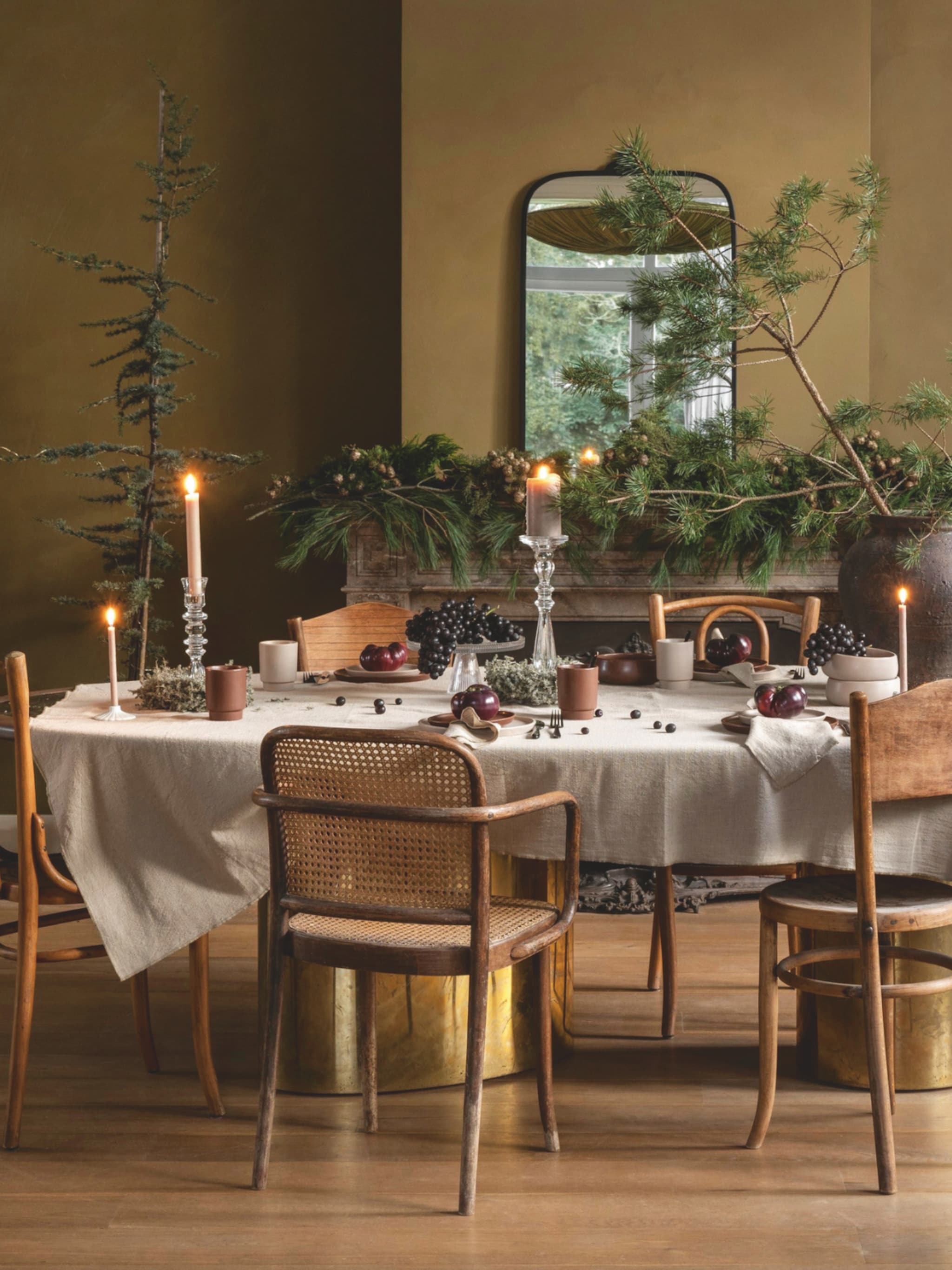kersttafel stylen in 4 woonstijlen