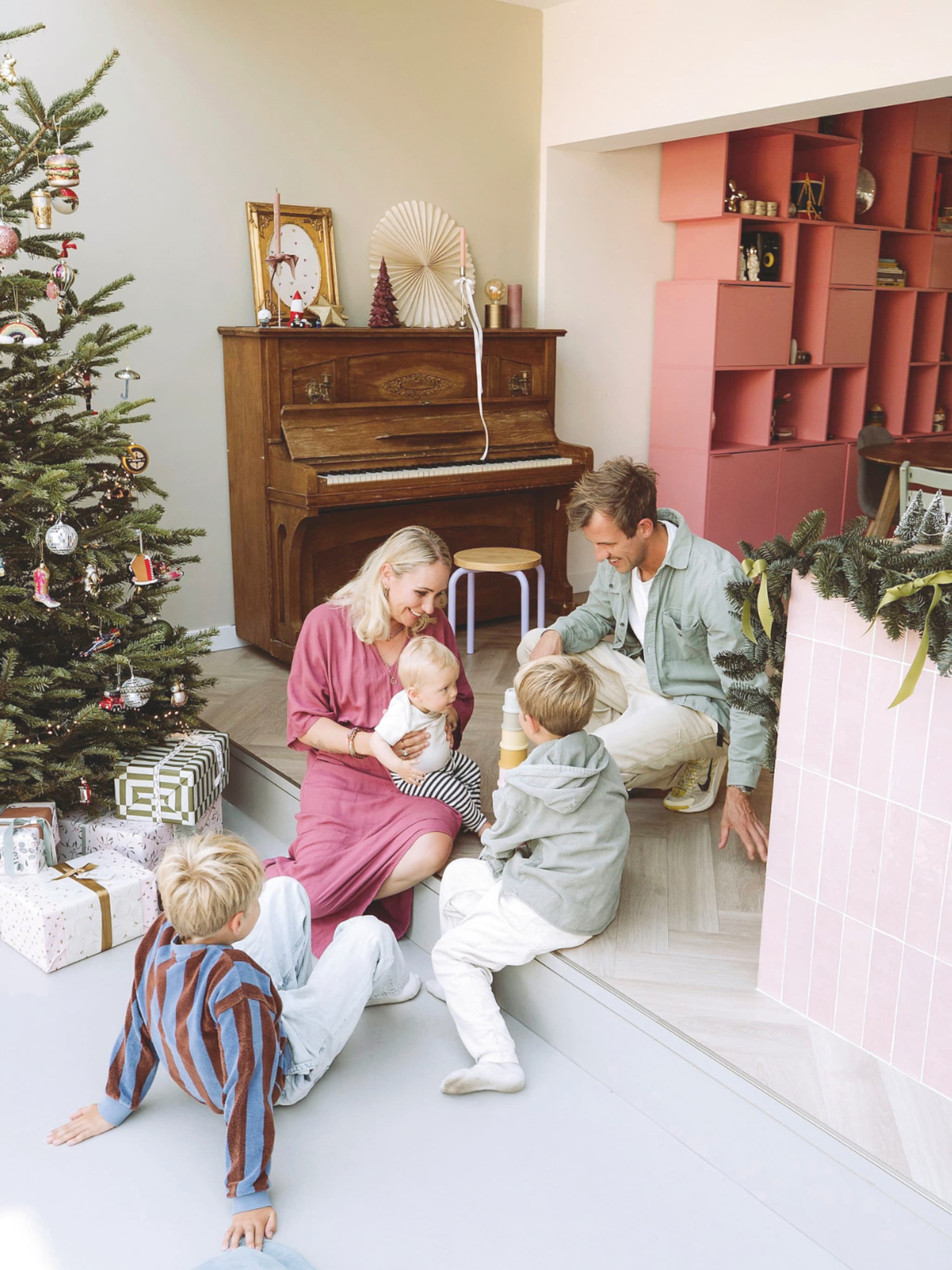 combineer een statementkleur met naturel