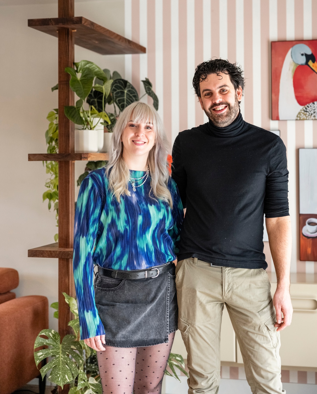 vtwonen Weer verliefd op je huis aflevering 11 seizoen 23 2025, bewoners Sara en Tom vtwonen Weer verliefd op je huis aflevering 11 seizoen 23 2025 | styling Marlies Does | fotografie Margriet Hoekstra