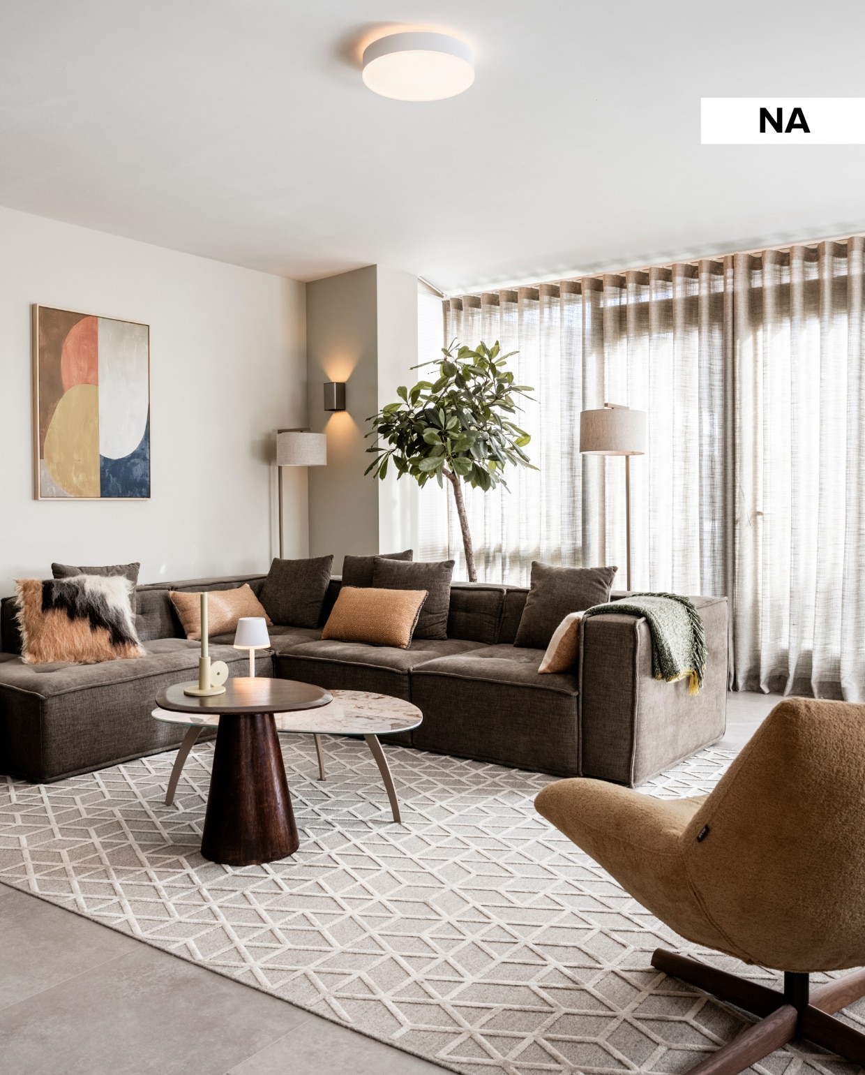 vtwonen Weer verliefd op je huis aflevering 10 seizoen 23 2025, woonkamer na de make-over vtwonen Weer verliefd op je huis aflevering 10 seizoen 23 2025 | styling Fietje Bruijn | fotografie Margriet Hoekstra