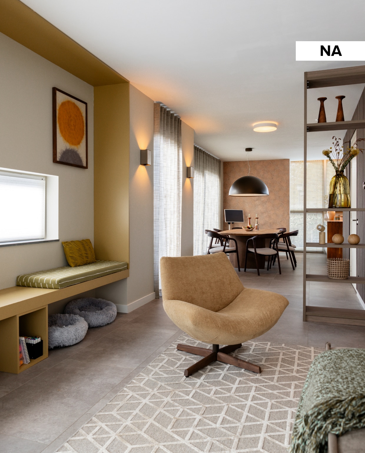 vtwonen Weer verliefd op je huis aflevering 10 seizoen 23 2025, woonkamer na de make-over vtwonen Weer verliefd op je huis aflevering 10 seizoen 23 2025 | styling Fietje Bruijn | fotografie Margriet Hoekstra