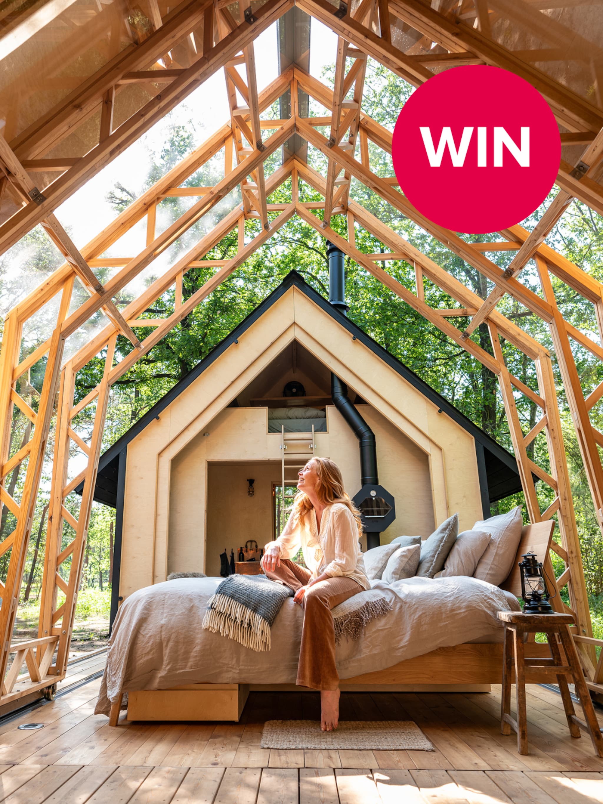 win twee nachten in cabin anna