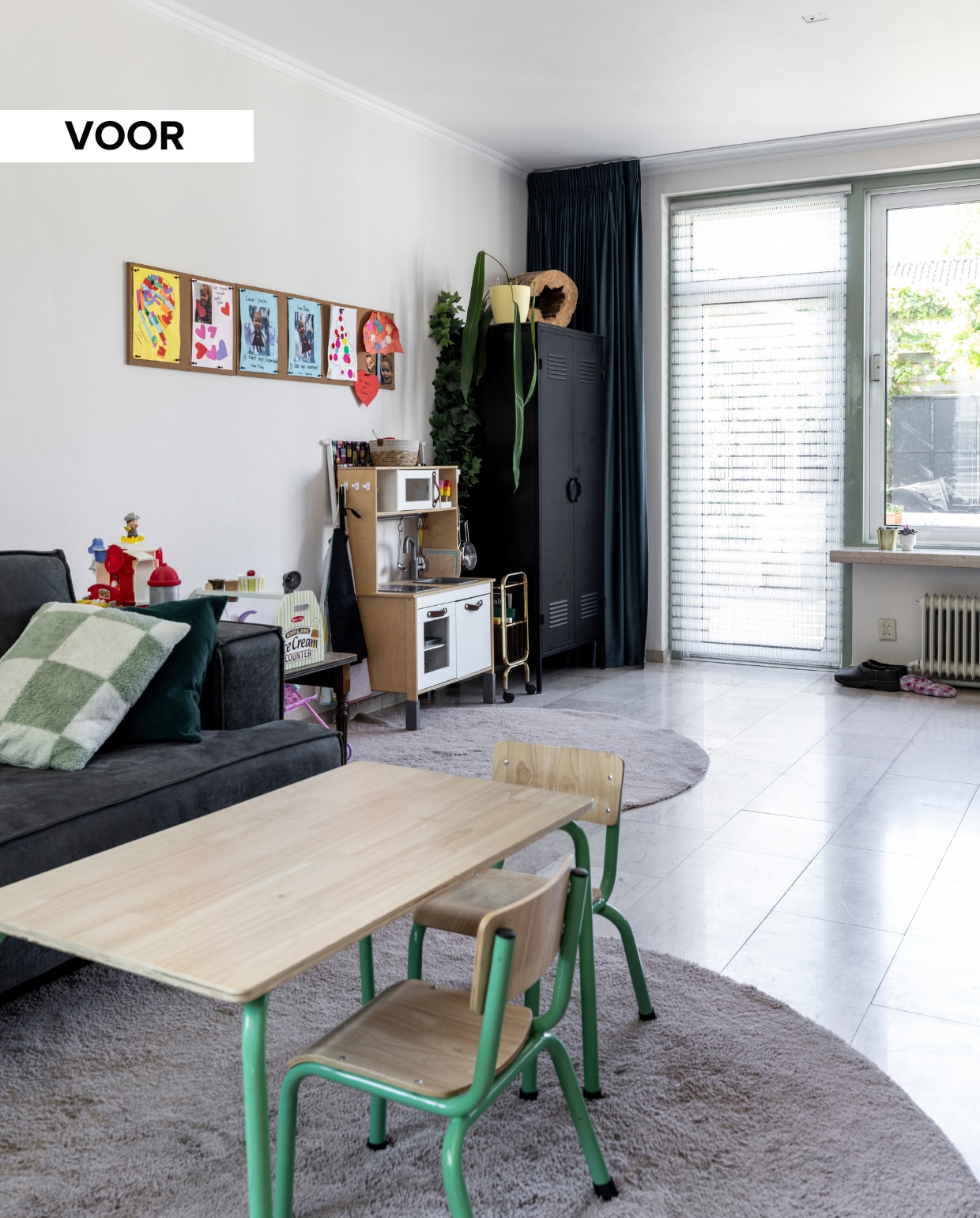 vtwonen Weer verliefd op je huis aflevering 11 seizoen 23 2025, zithoek voor de make-over vtwonen Weer verliefd op je huis aflevering 11 seizoen 23 2025 | styling Marlies Does | fotografie Margriet Hoekstra