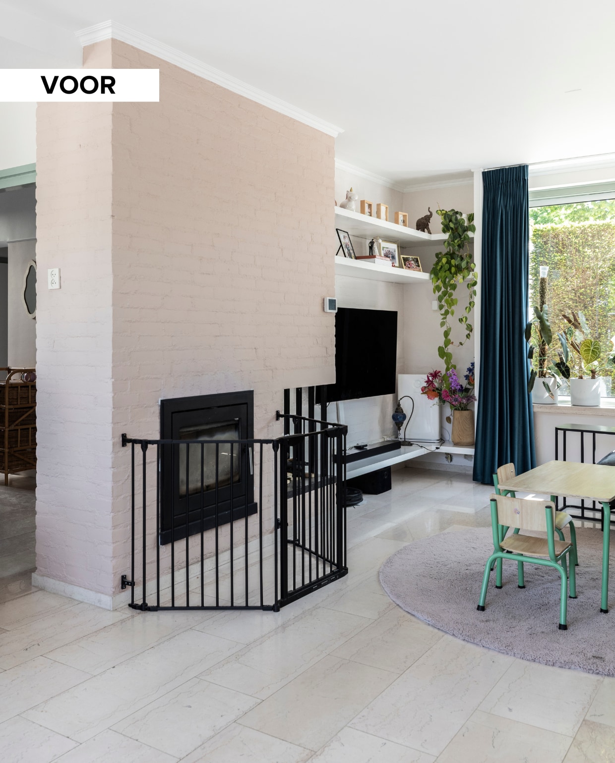 vtwonen Weer verliefd op je huis aflevering 11 seizoen 23 2025, zithoek voor de make-over vtwonen Weer verliefd op je huis aflevering 11 seizoen 23 2025 | styling Marlies Does | fotografie Margriet Hoekstra