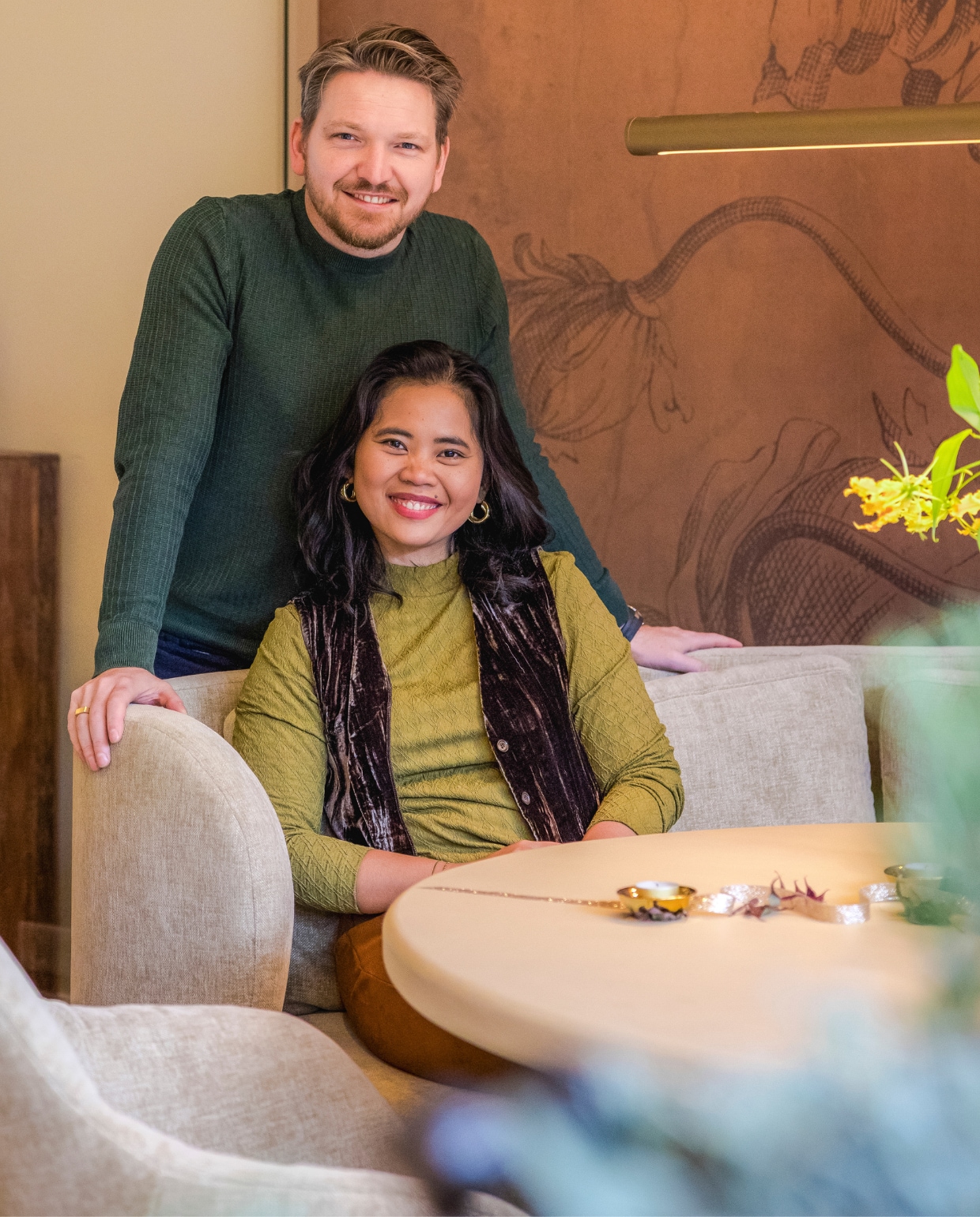 vtwonen Weer verliefd op je huis aflevering 12 seizoen 23 2025, bewoners Erlin en Johan vtwonen Weer verliefd op je huis aflevering 12 seizoen 23 2025 | styling Frans Uyterlinde | fotografie Margriet Hoekstra