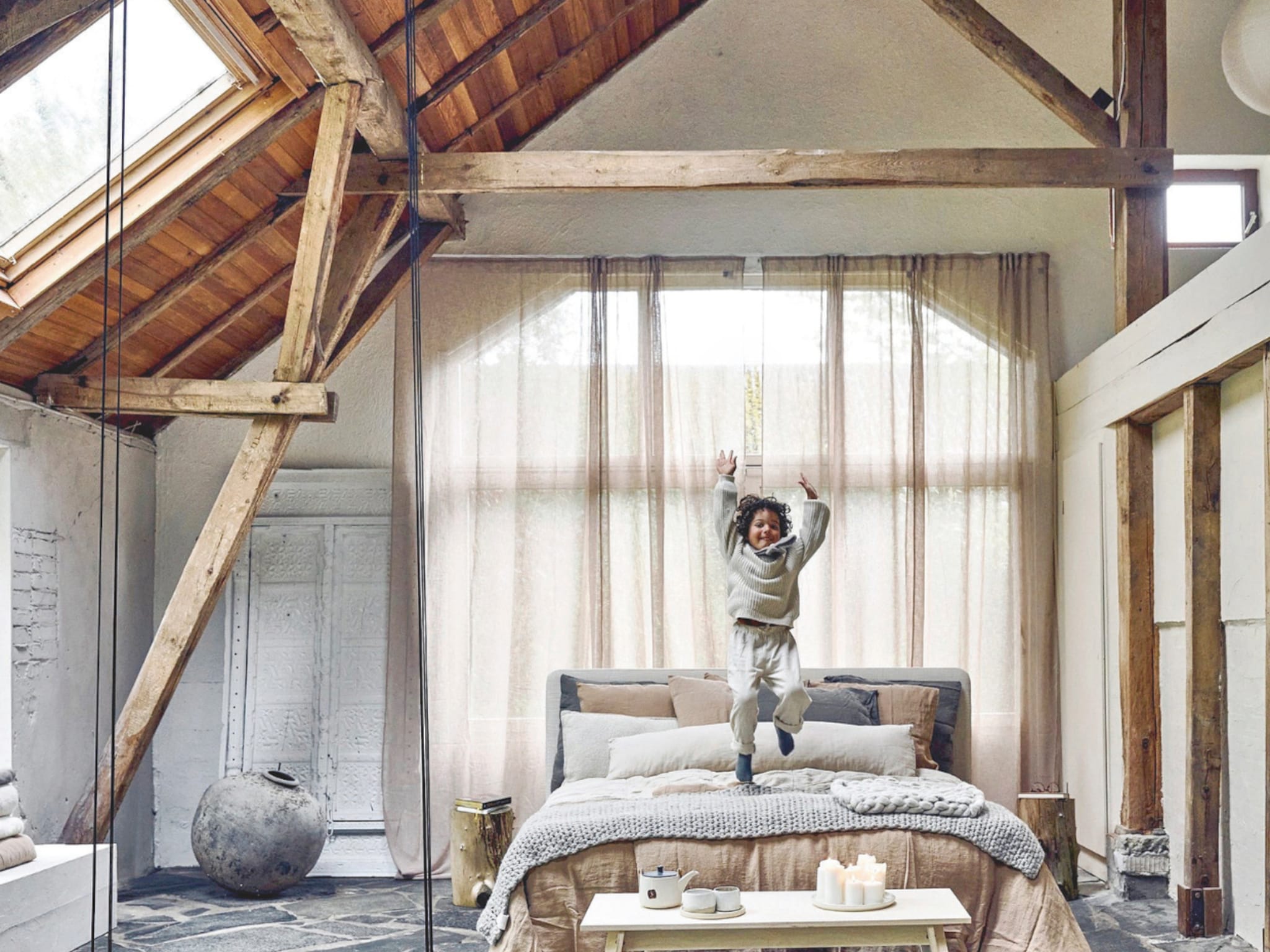 warmte creeren in een grote ruimte