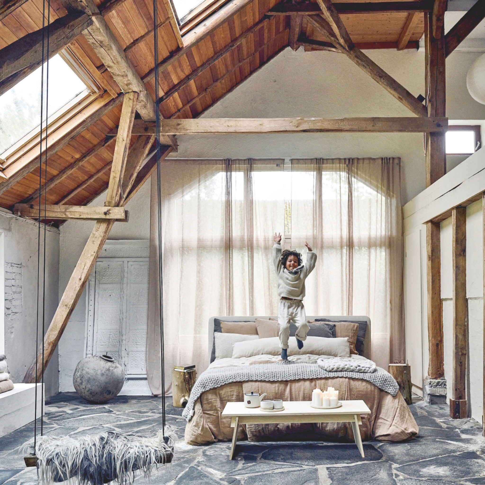 warmte creeren in een grote ruimte