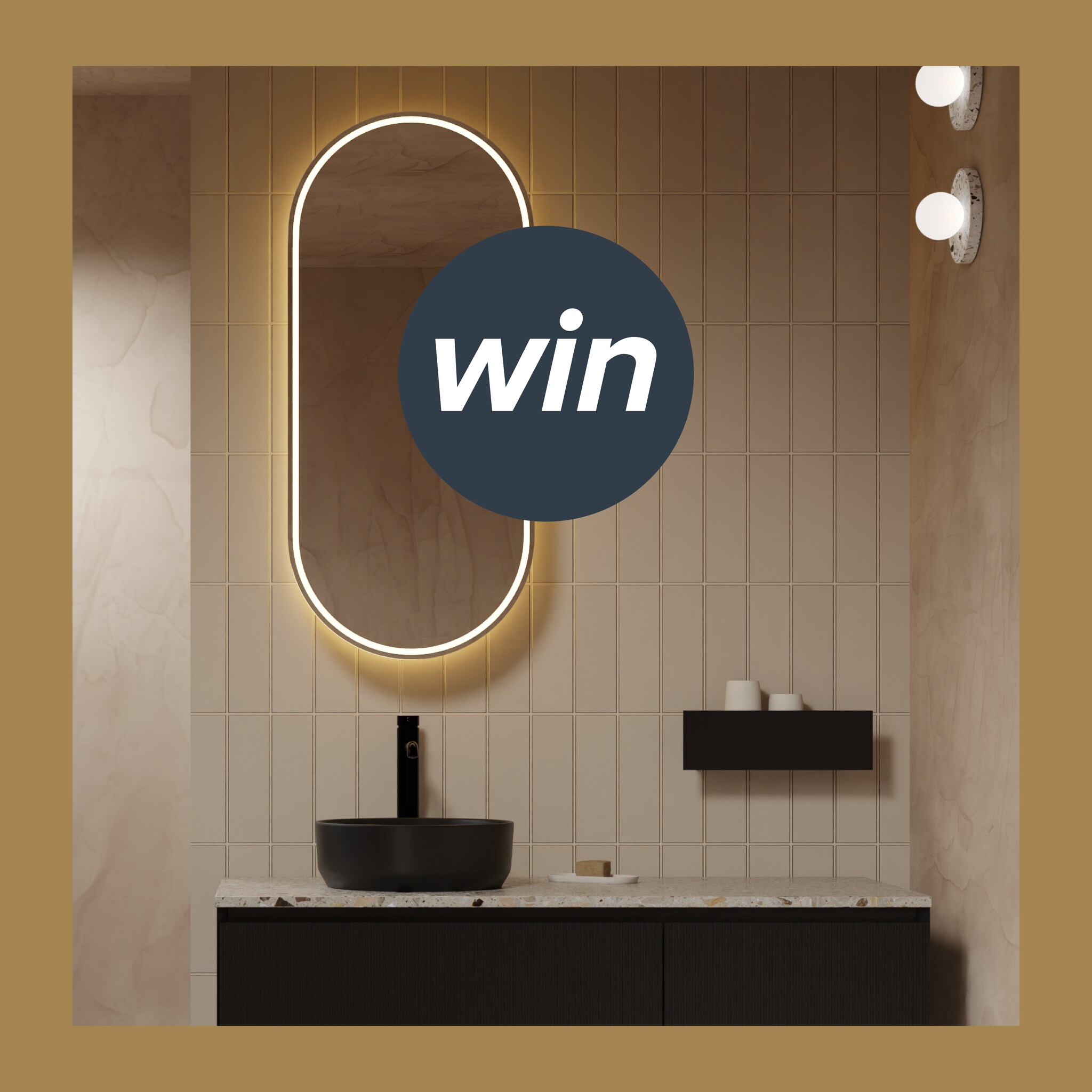 shinen maar win een design spiegelkast voor de badkamer van x2o badkamers