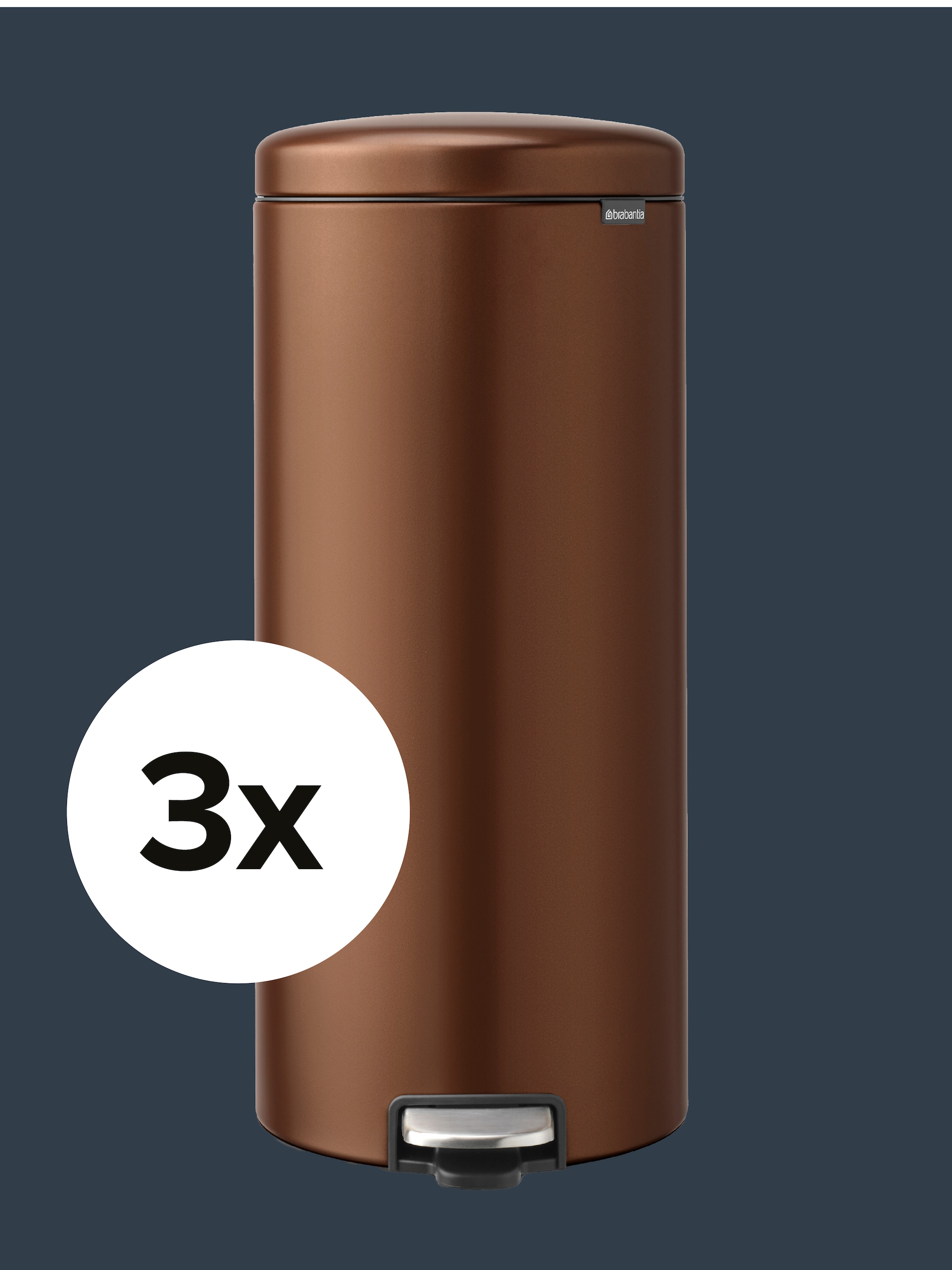 bronze it is win 3x een stijlvolle brabantia pedaalemmer