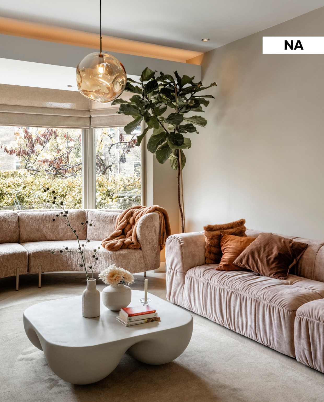 vtwonen Weer verliefd op je huis aflevering 12 seizoen 23 2025, zitkamer na de make-over vtwonen Weer verliefd op je huis aflevering 12 seizoen 23 2025 | styling Frans Uyterlinde | fotografie Margriet Hoekstra