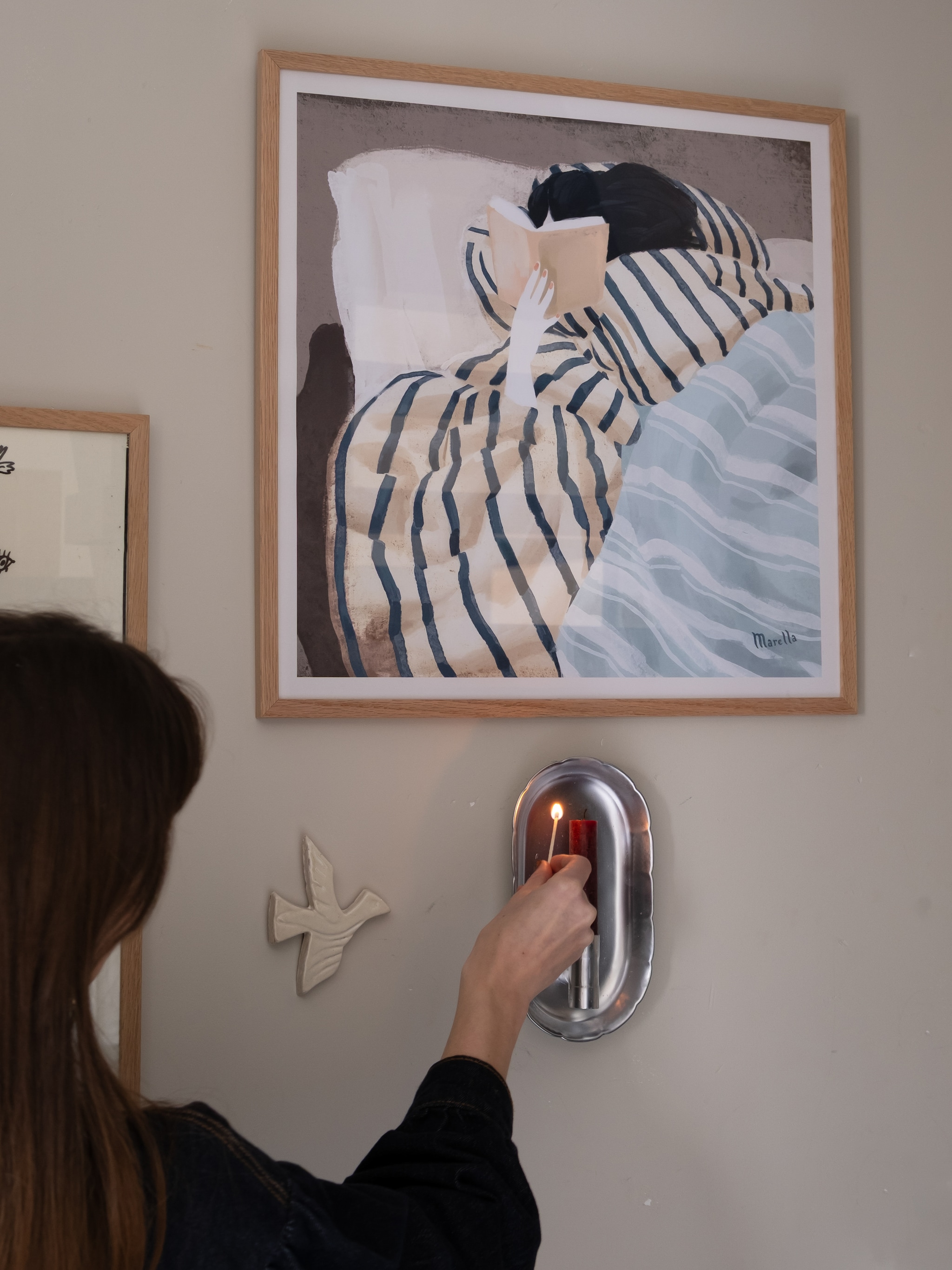 diy wandkandelaar chroom design