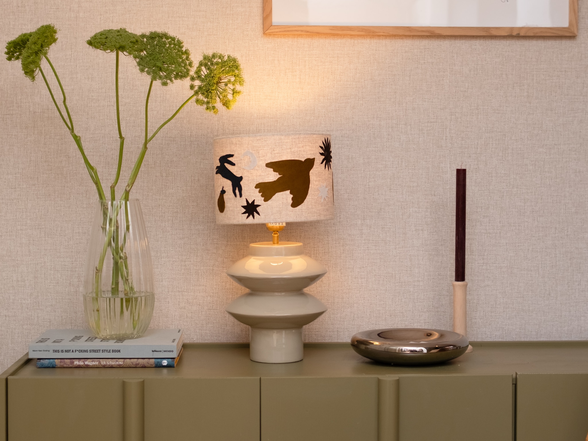 diy lampenkap met dessin