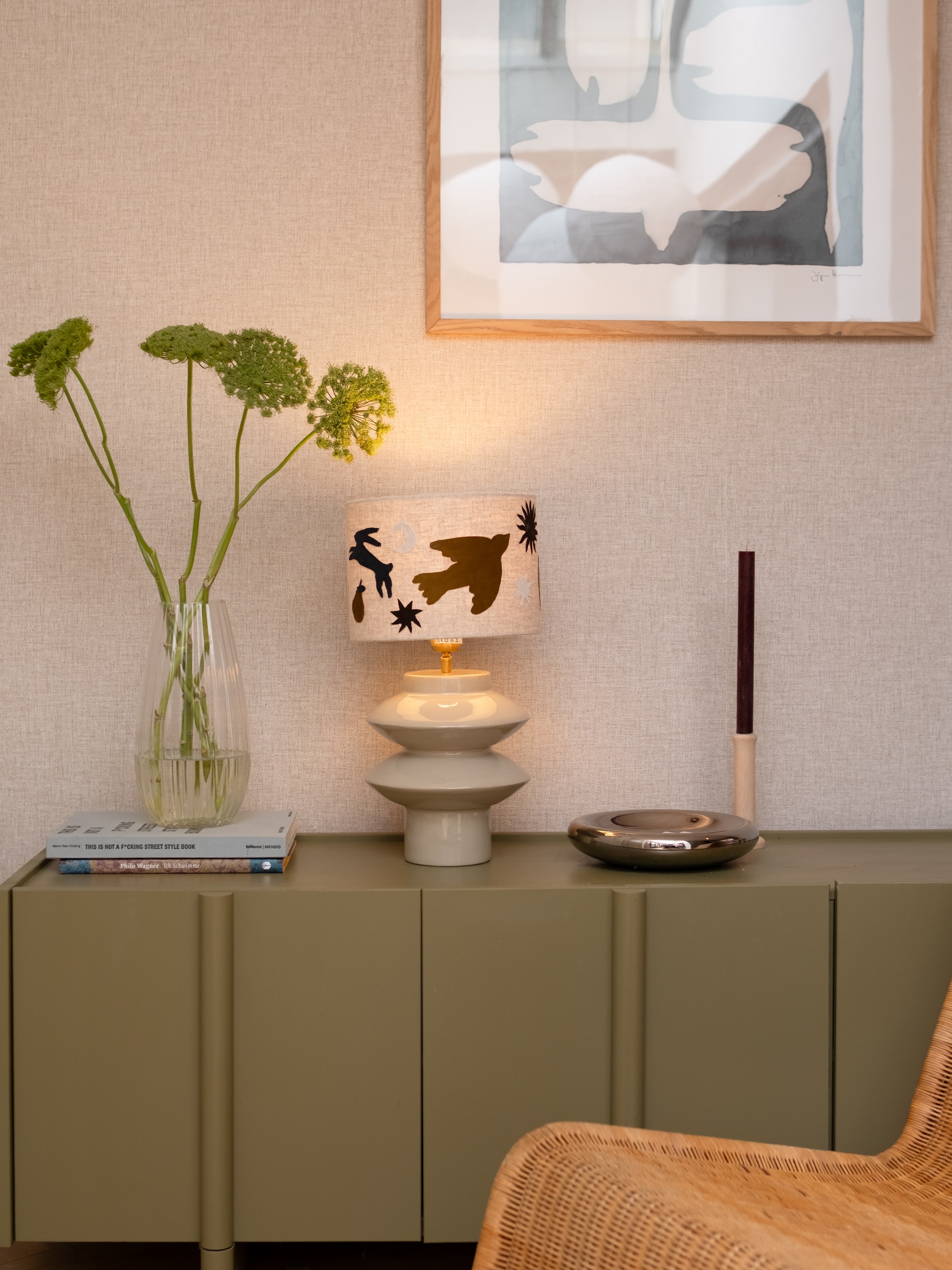 diy lampenkap met dessin