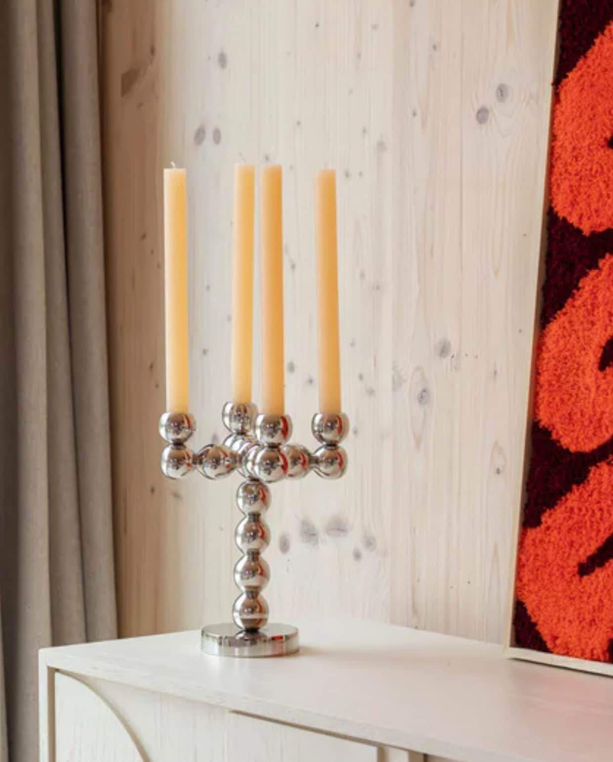 Bubbles Four Kandelaar Shiny Zilver Zuiver