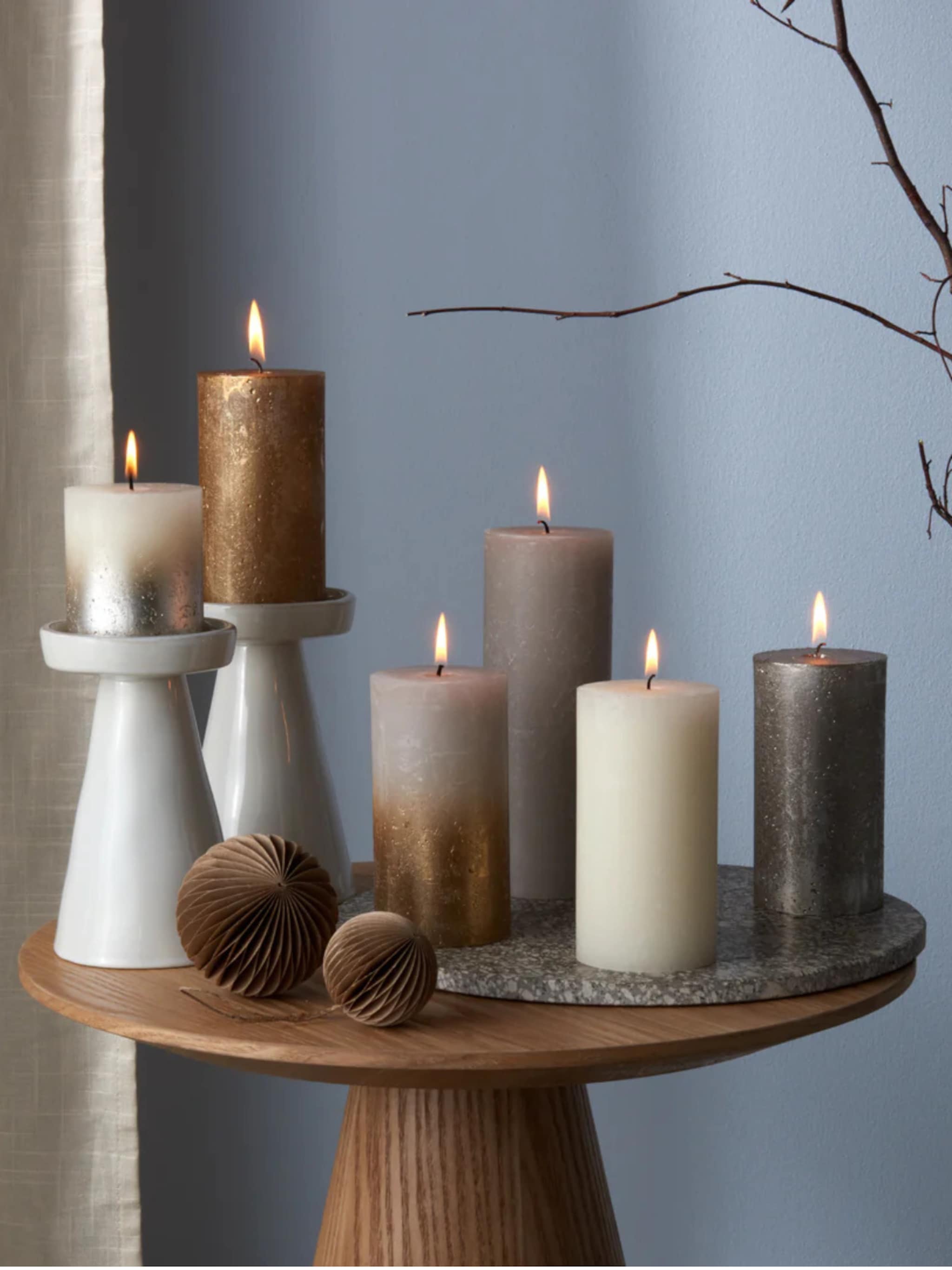 10x kaarsen en kandelaren voor warmte
