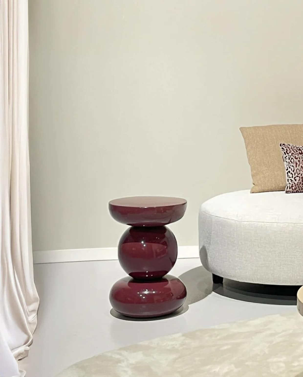 Bijzettafel Dex - paars - 33x33x50 Brix