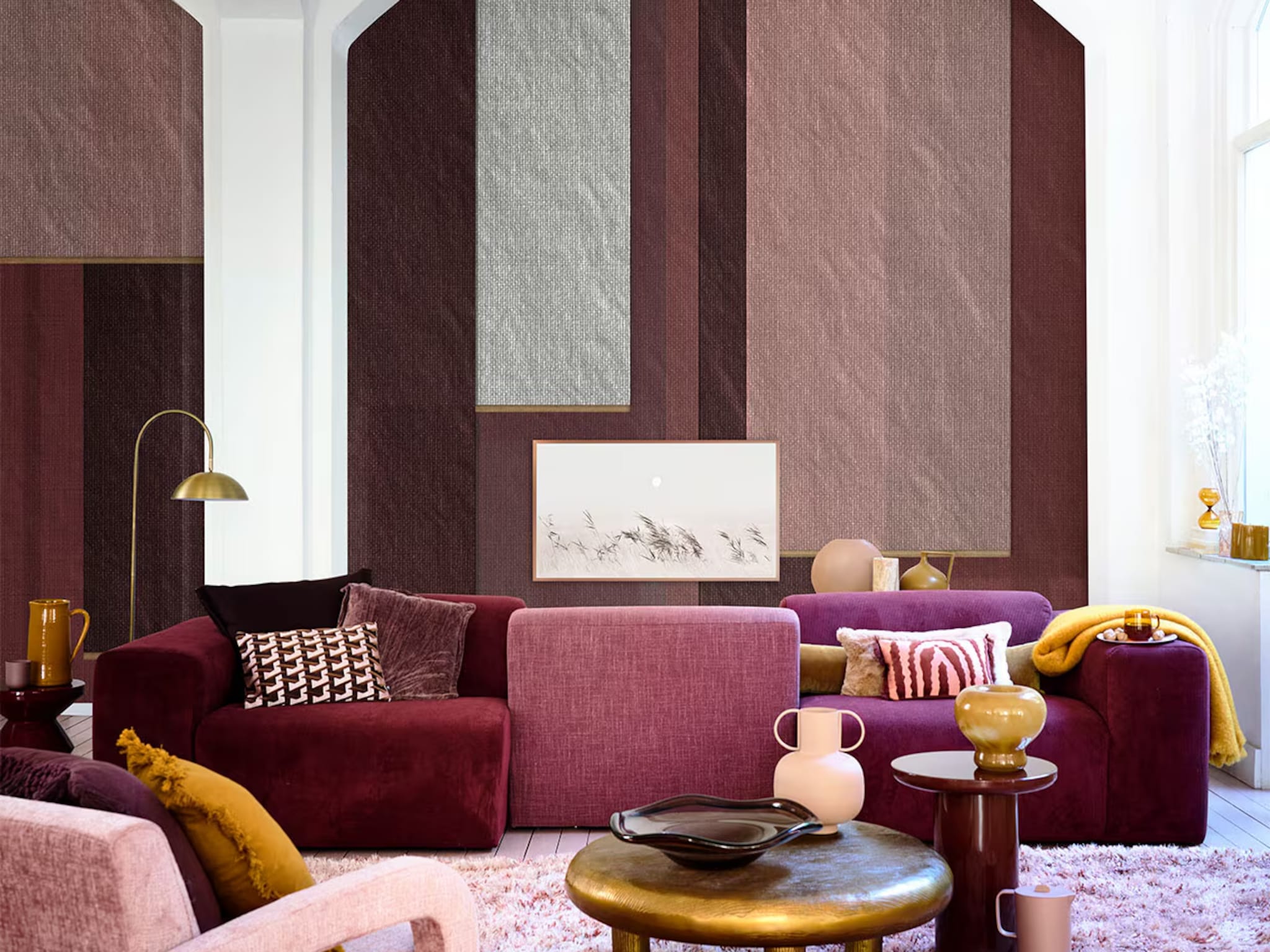 shop items in bold bordeaux