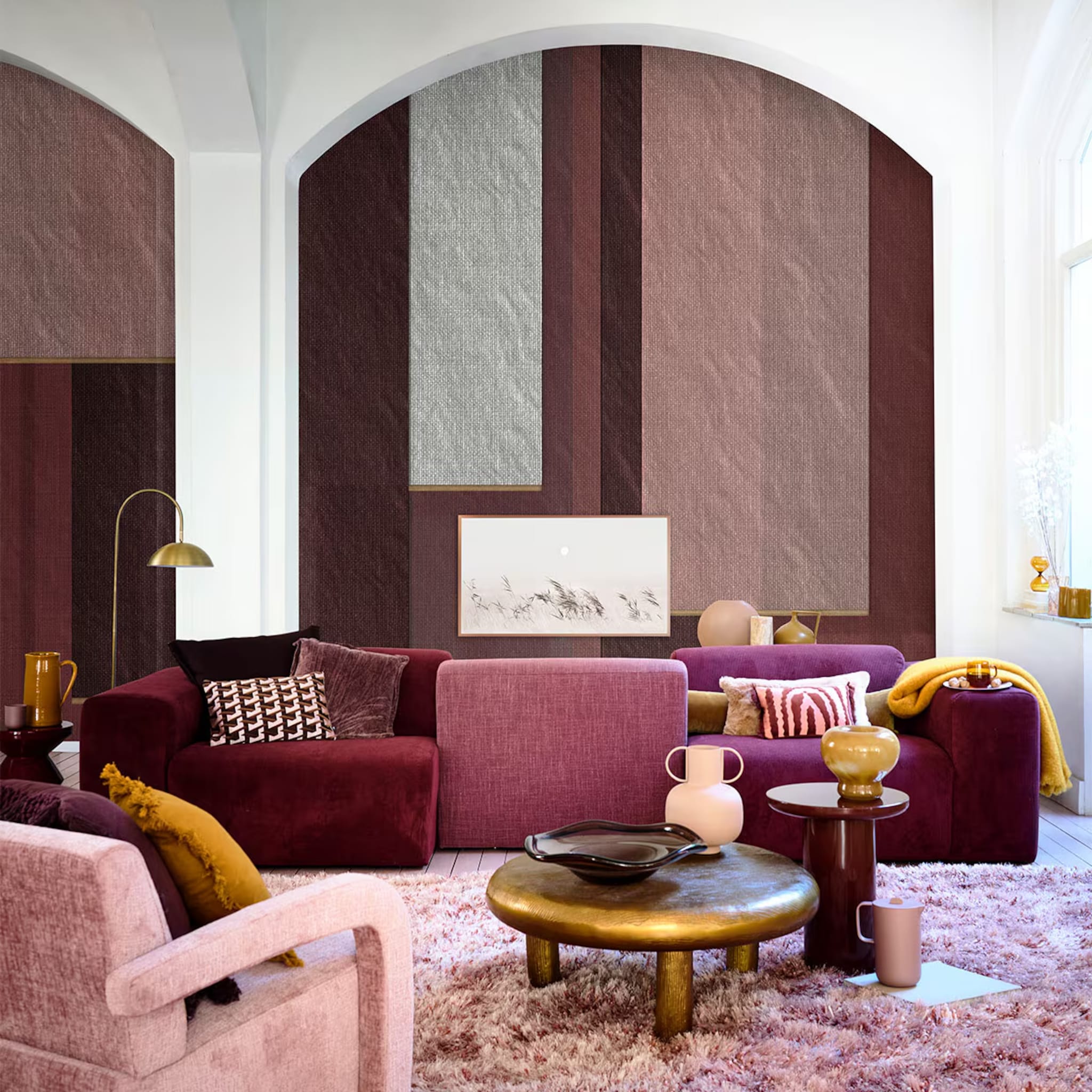 shop items in bold bordeaux