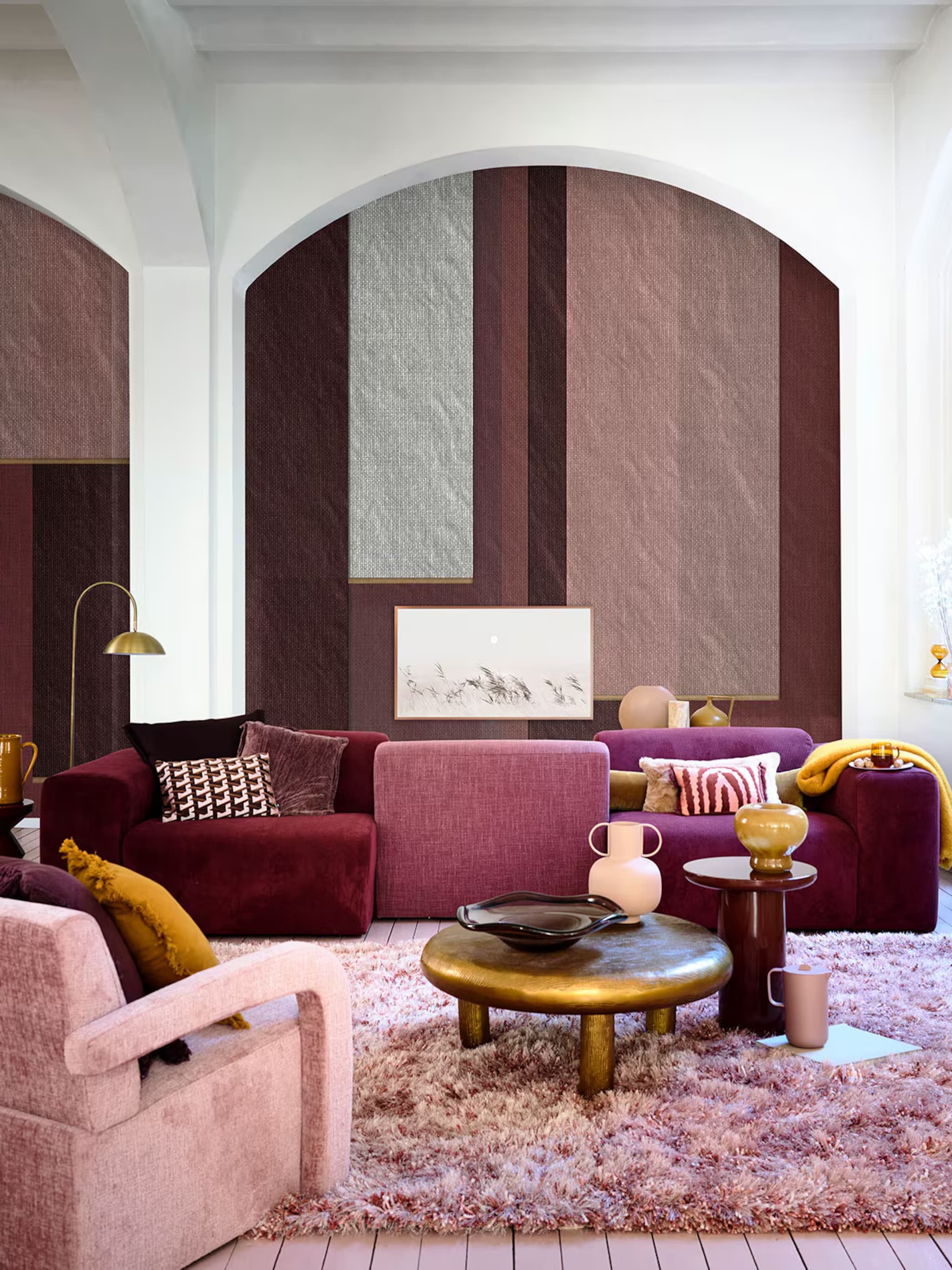 shop items in bold bordeaux