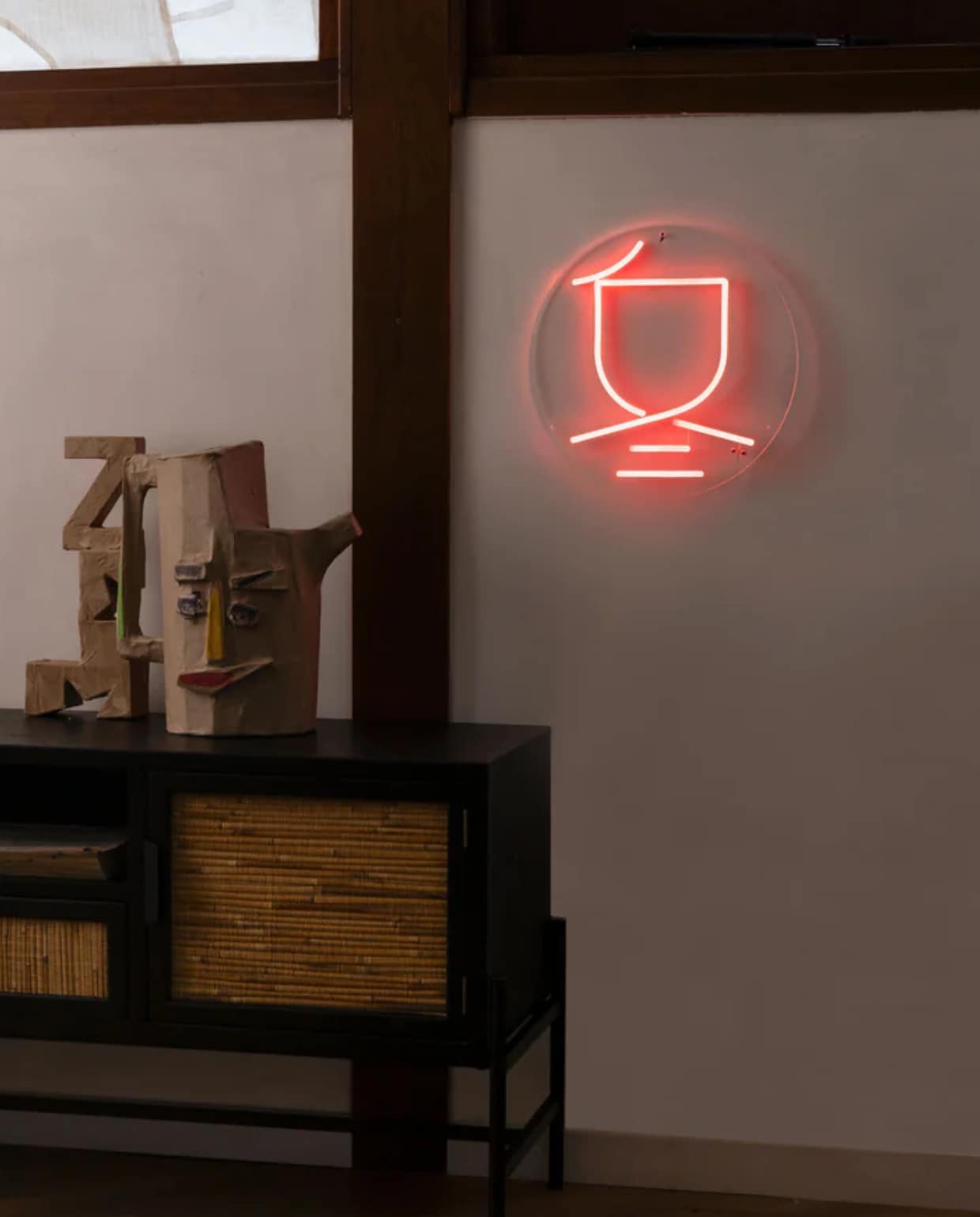 Sya Winter Neon Wandlamp - Oranje Dutchbone