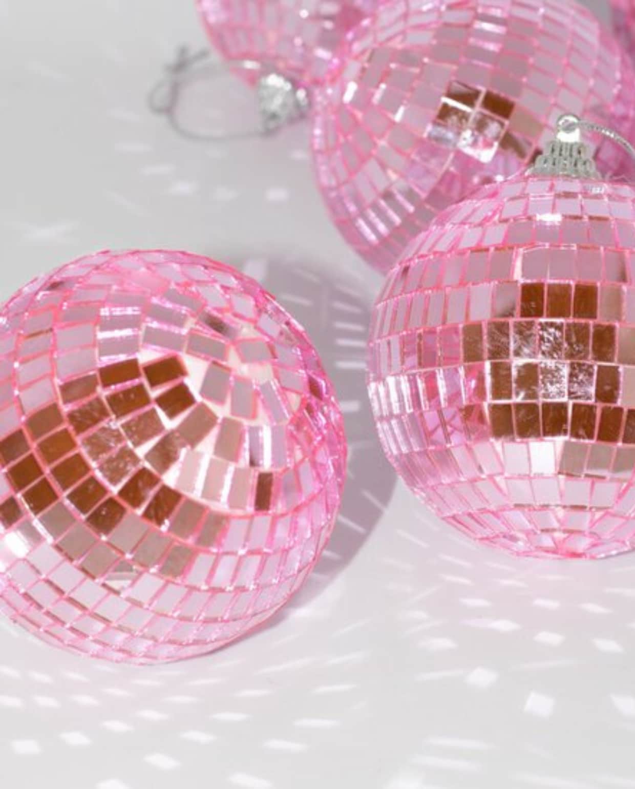 Set van 6 discoballen roze | discoballen | 6 discoballen | Afmeting bal 8cm HomeBound by KY