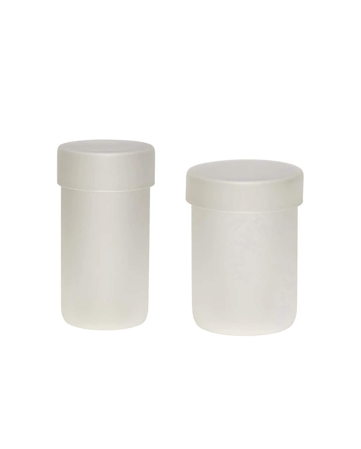 Hübsch opbergpotten Pop 9x13 en 10x19 cm (øxh). vtwonen.nl/shop