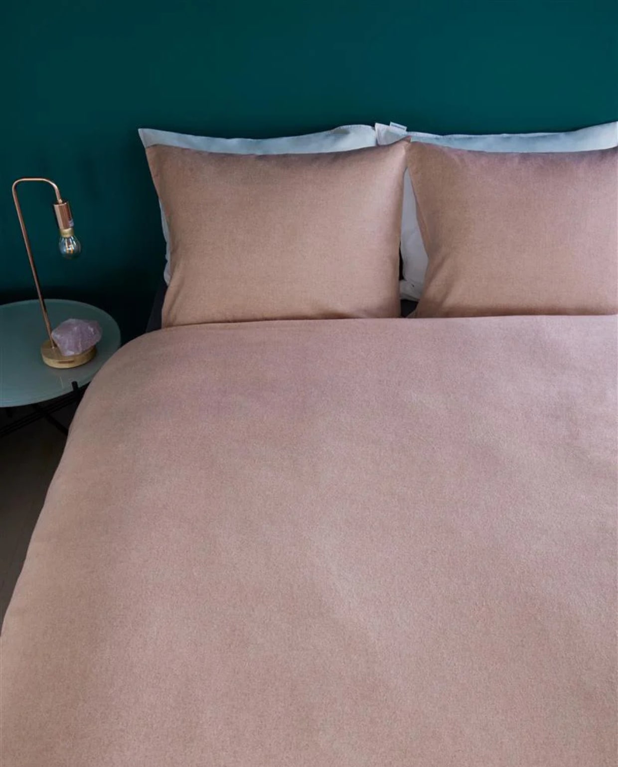 dekbedovertrek Frost - 240x200/220 cm - zacht roze Beddinghouse