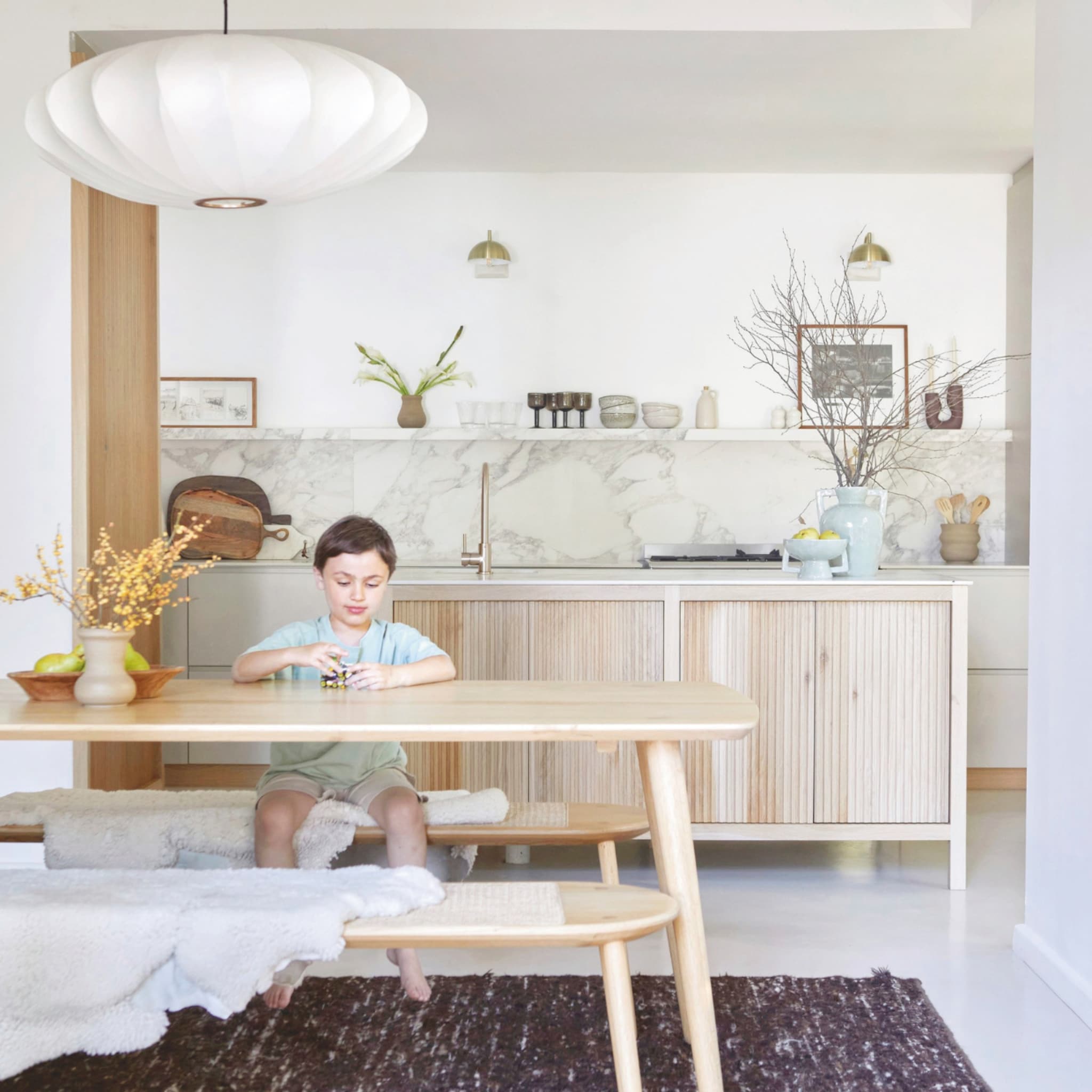 binnenkijken in licht japandi huis