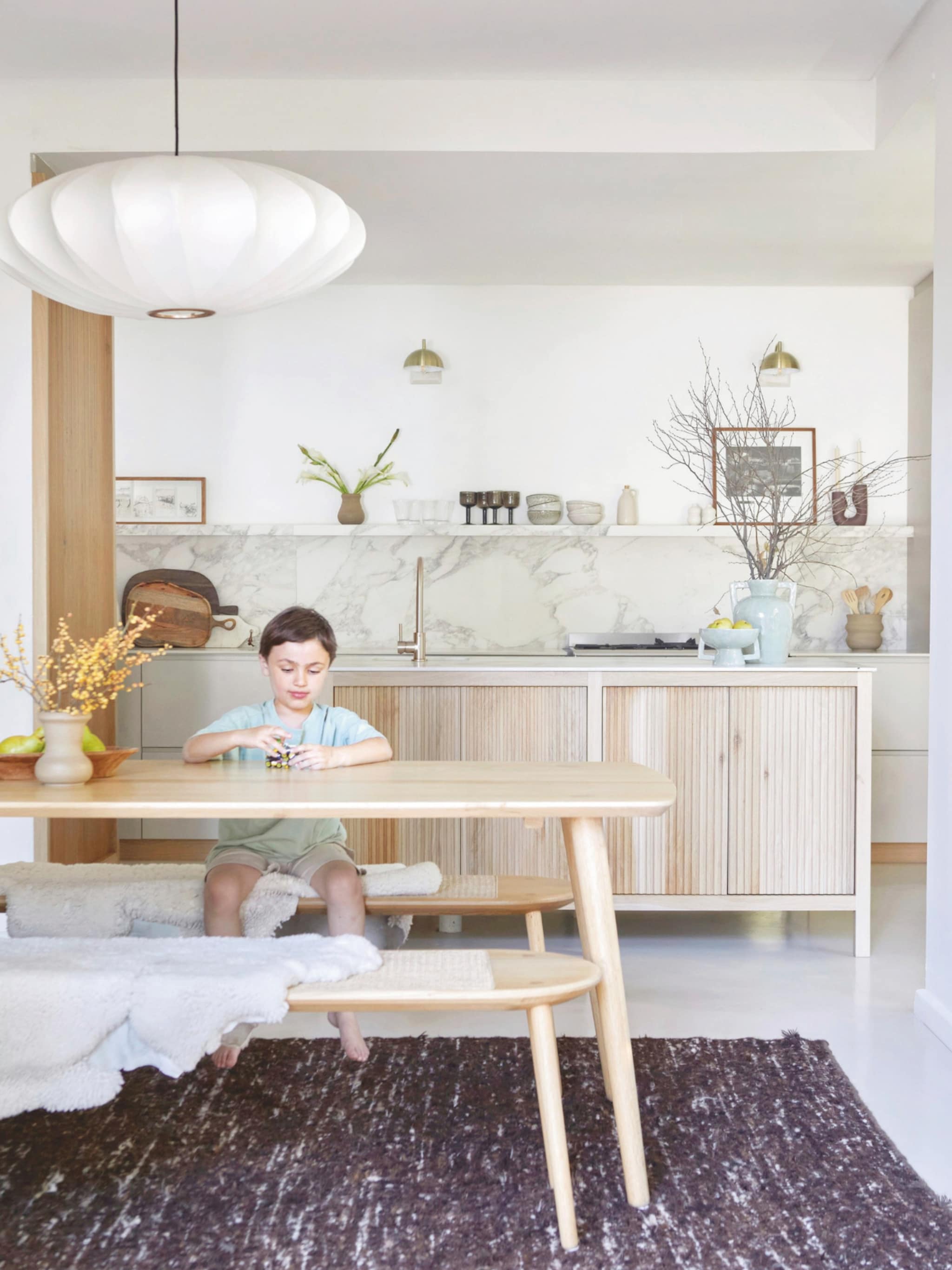 binnenkijken in licht japandi huis