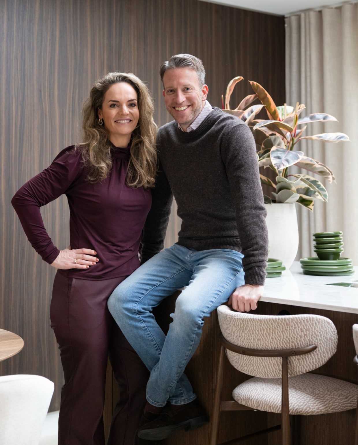 vtwonen Weer verliefd op je huis aflevering 3 seizoen 24 2026, stylist Marlies in Abcoude, bewoners Willemien en Laurens vtwonen