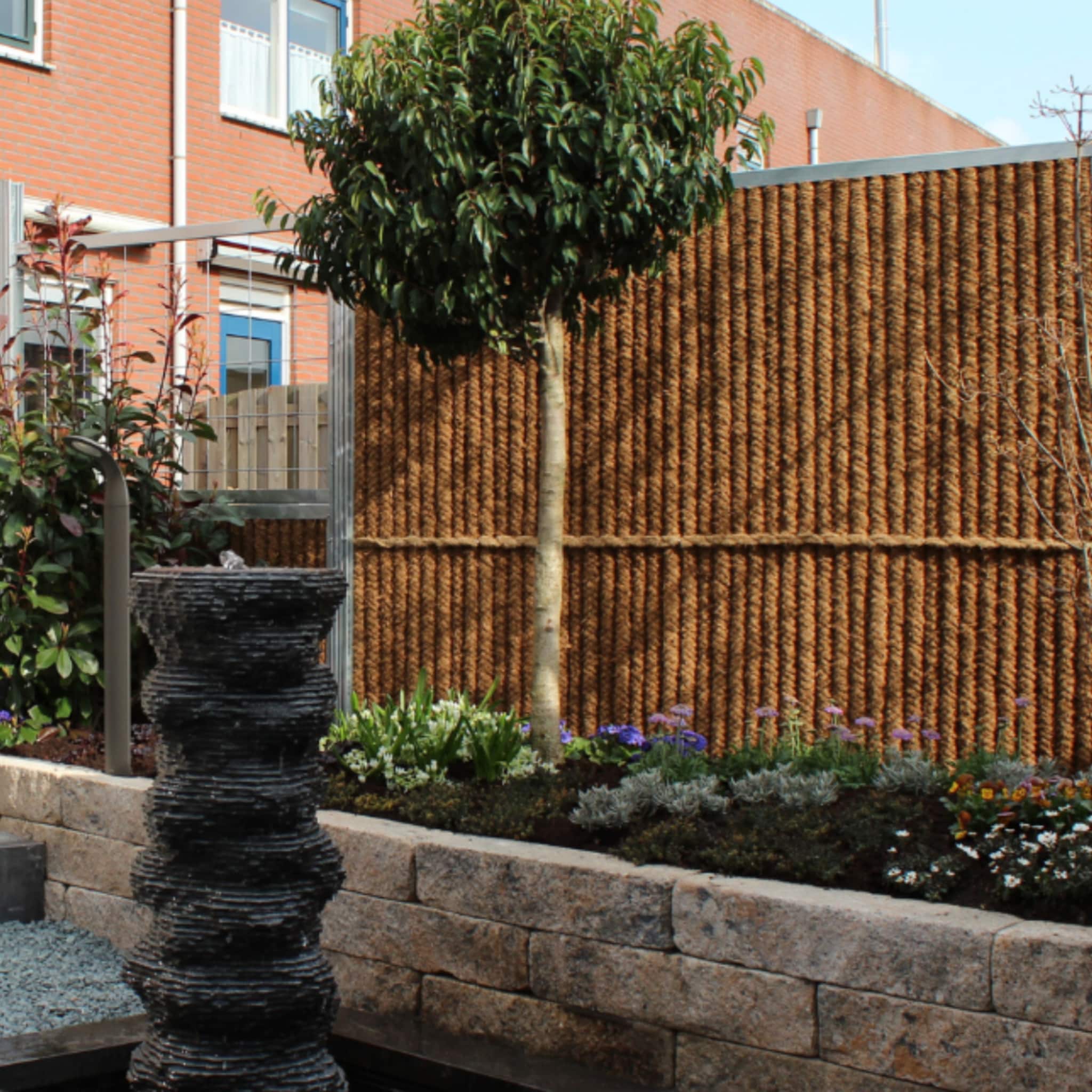 tips voor geluidswerende schutting van kokos