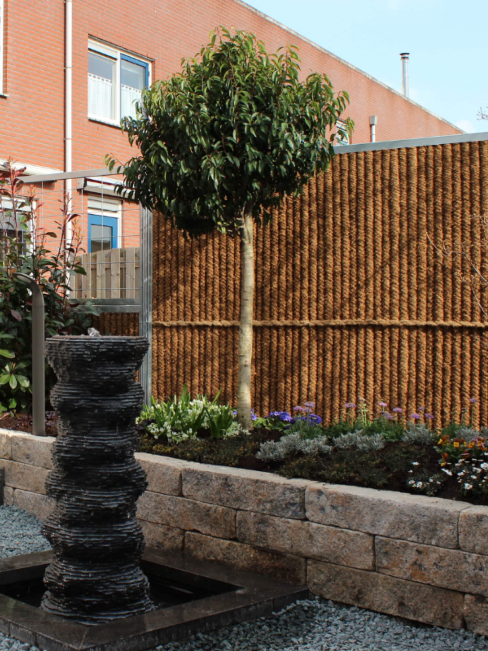 tips voor geluidswerende schutting van kokos