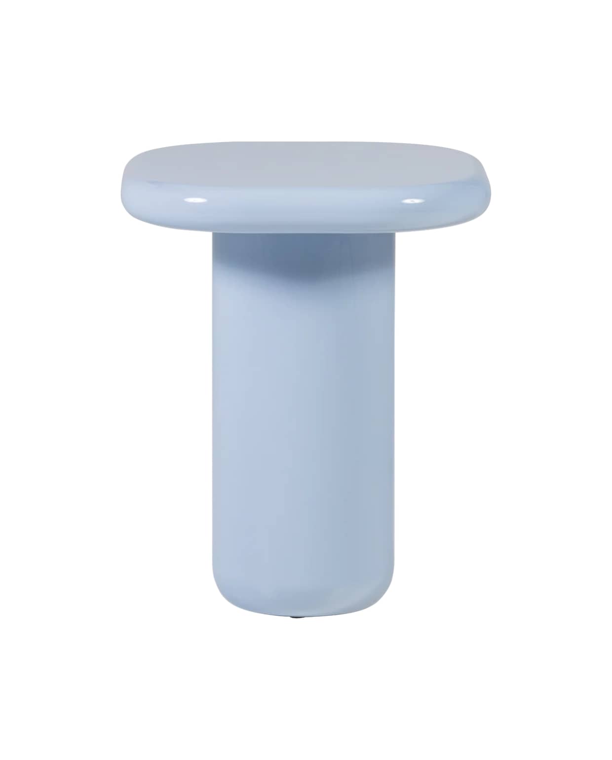 WOOOD bijzettafel Zava - Hout - Hoogglans Lichtblauw - 61x50x50 Woood