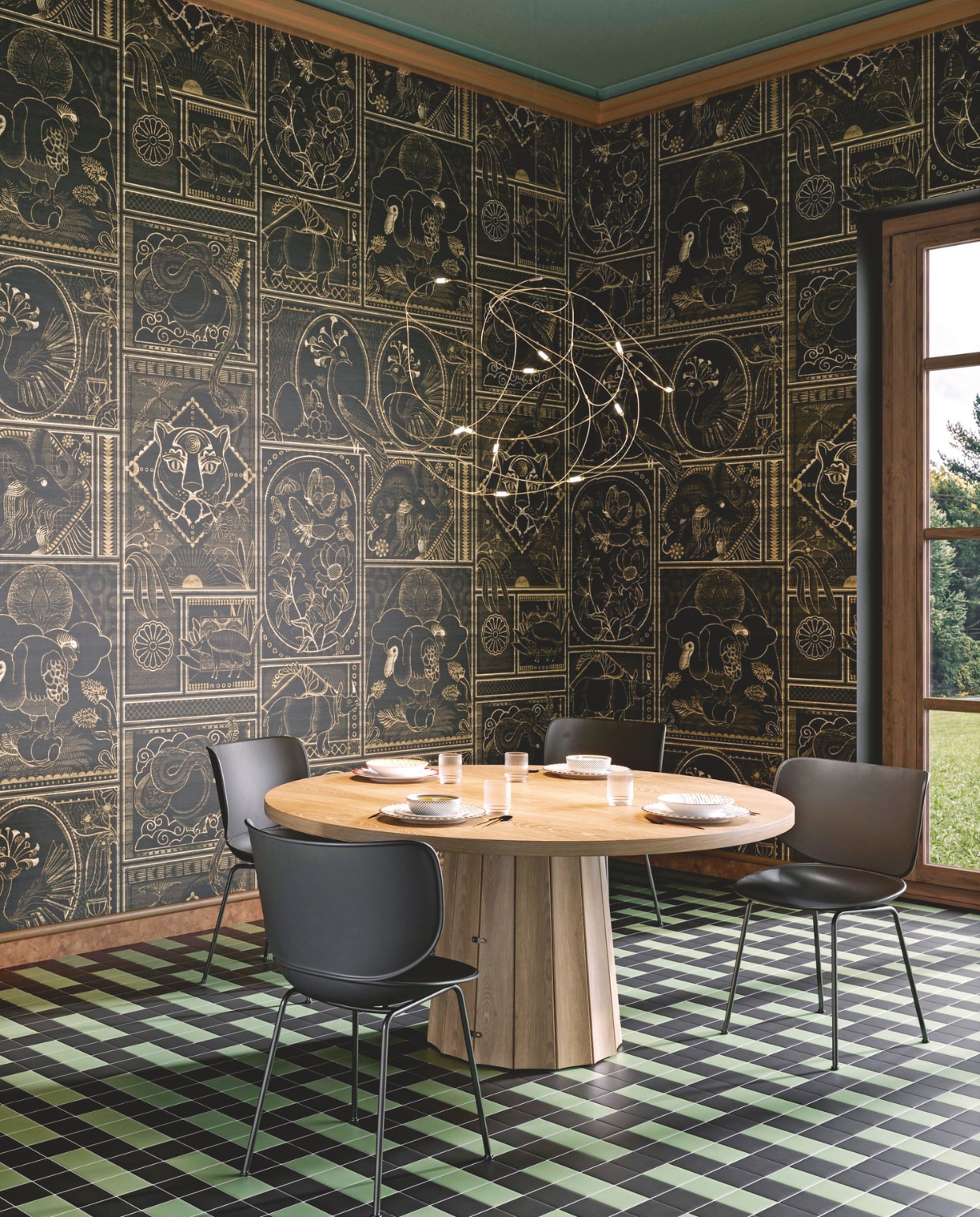 Lamp Flock of Light van Moooi, regelmatig toegepast door Charlotte. vtwonen design 01-2026